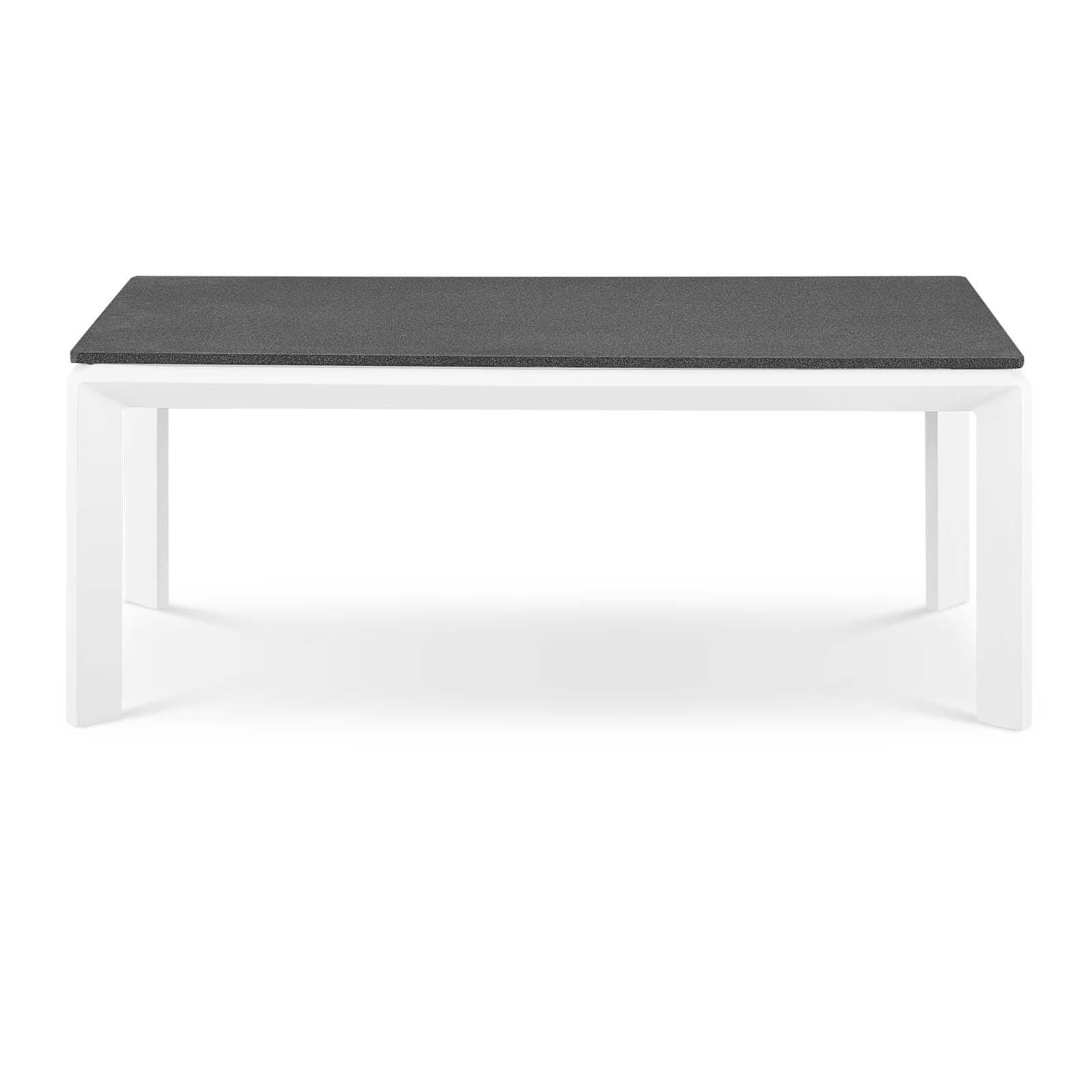 Modway Riverside Outdoor Weather Resistant Coffee Table, White, large
