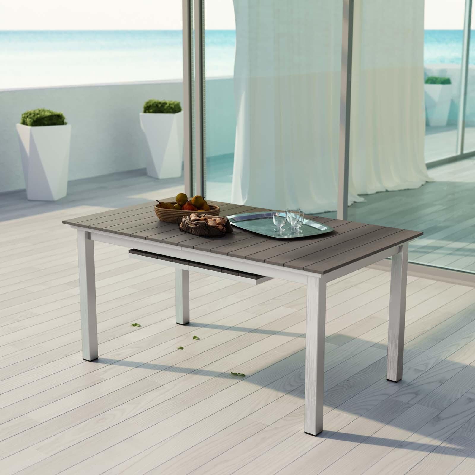 Modway Shore Outdoor Dining Table, , rollover