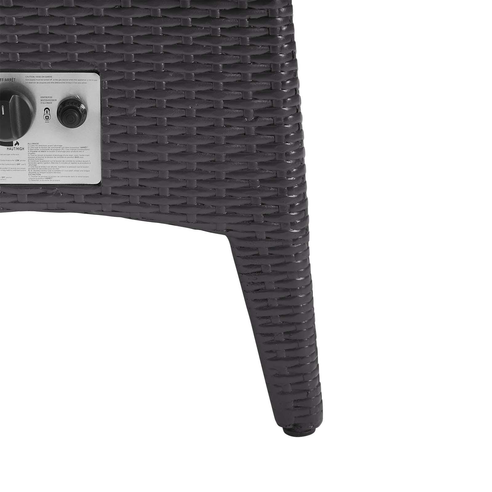 Modway Vivacity Outdoor Fire Pit Table, , large