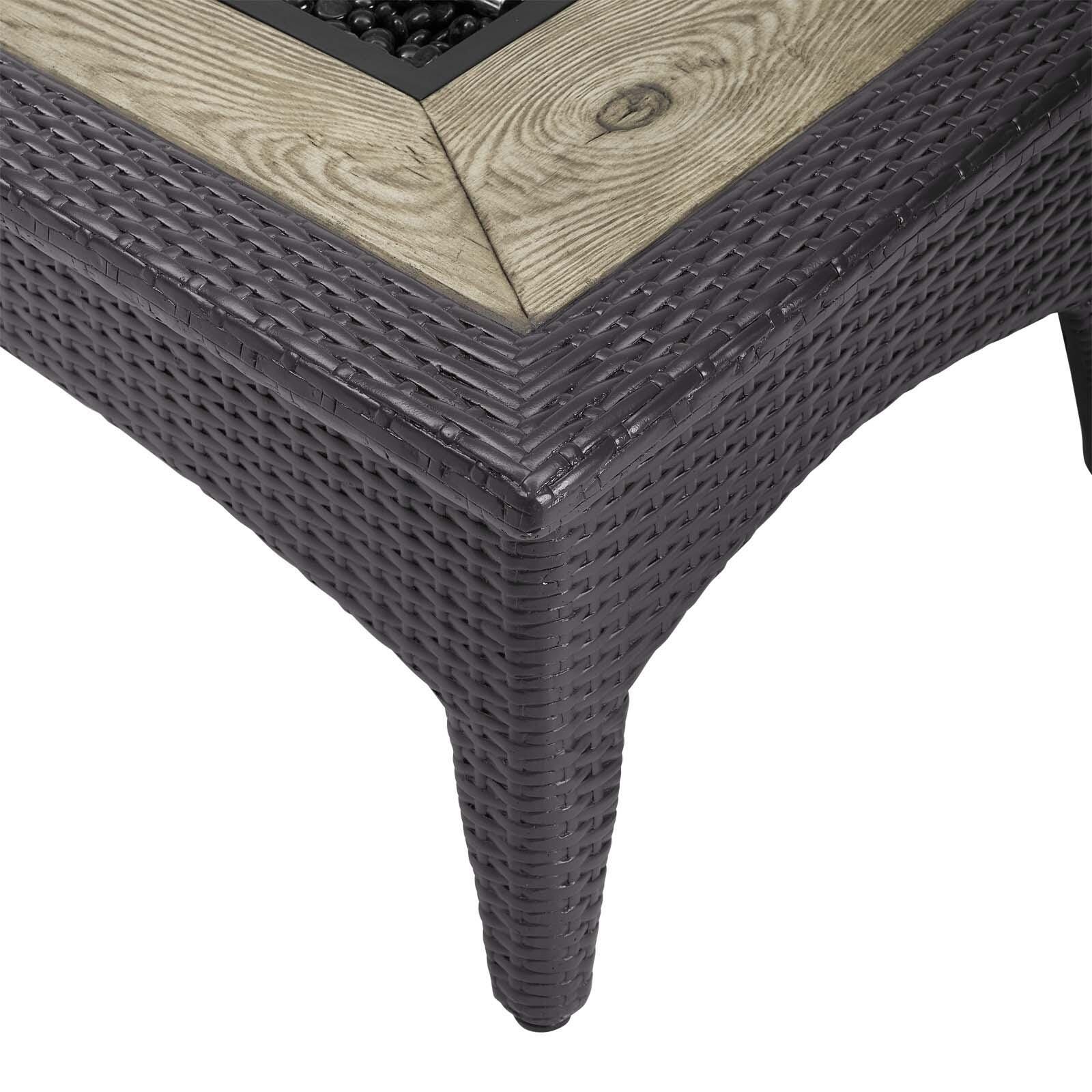 Modway Splendor 43.5" Outdoor Fire Pit Table, , large