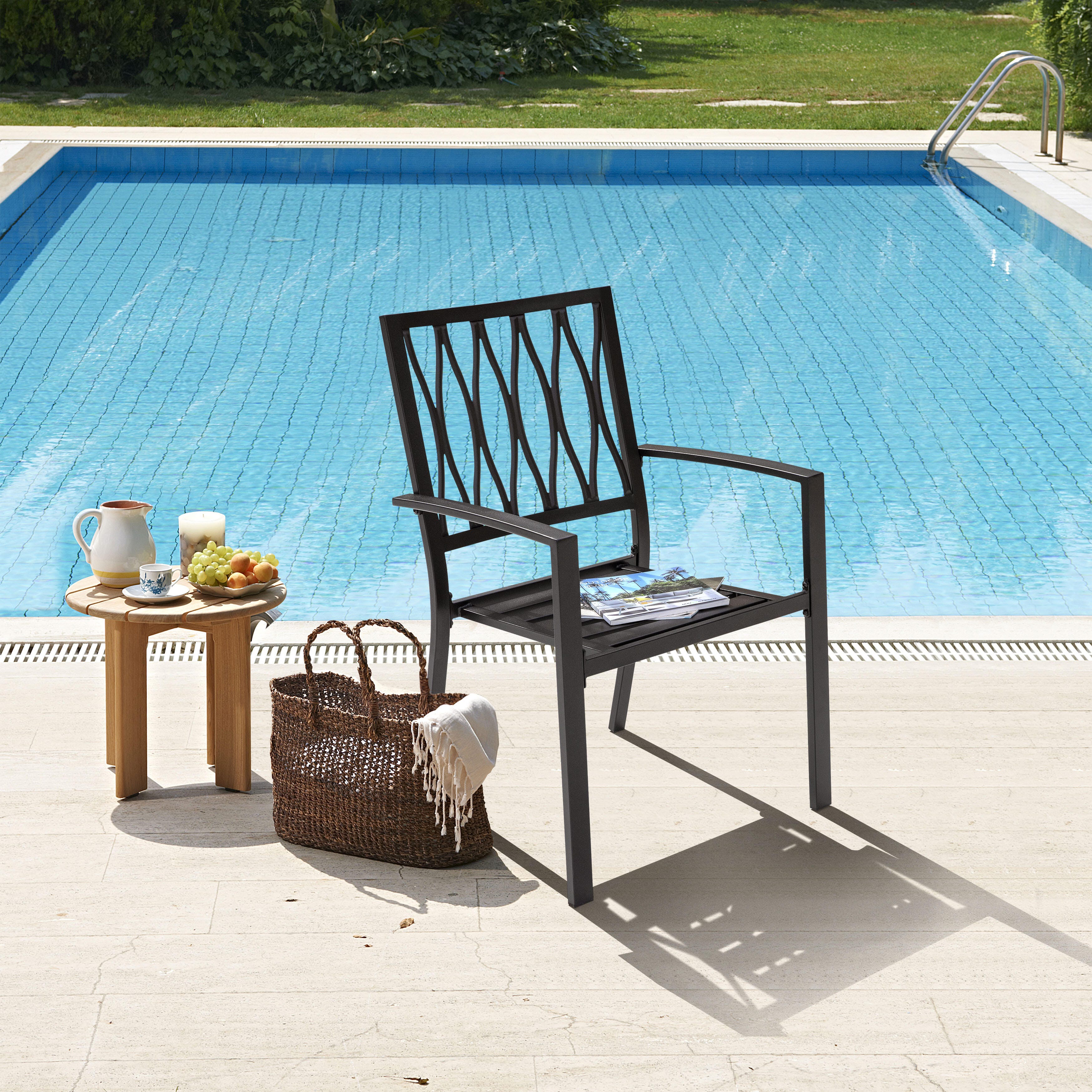 Nuu Garden Outdoor Patio Chair Set of 2, , large