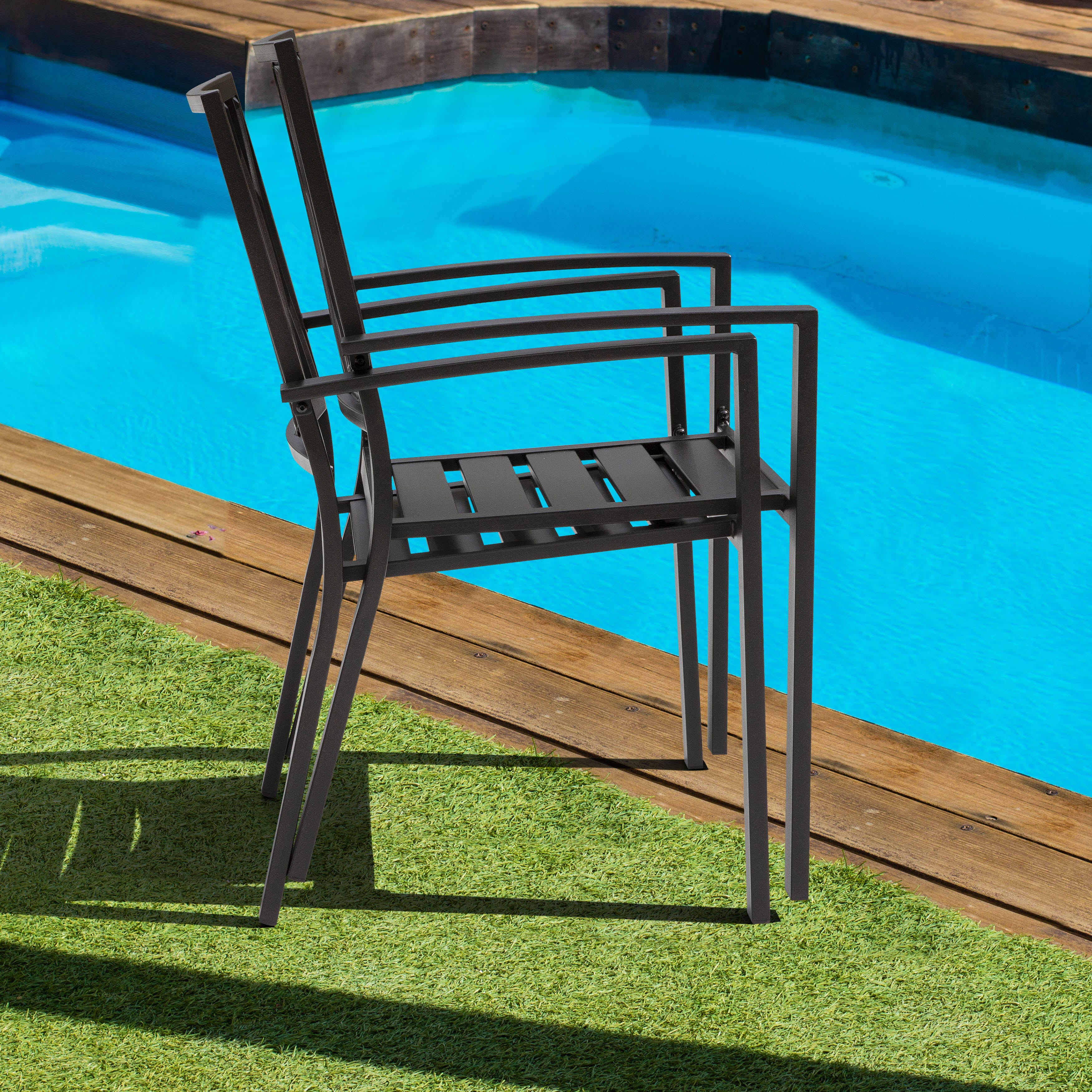 Nuu Garden Outdoor Patio Chair Set of 2, , large