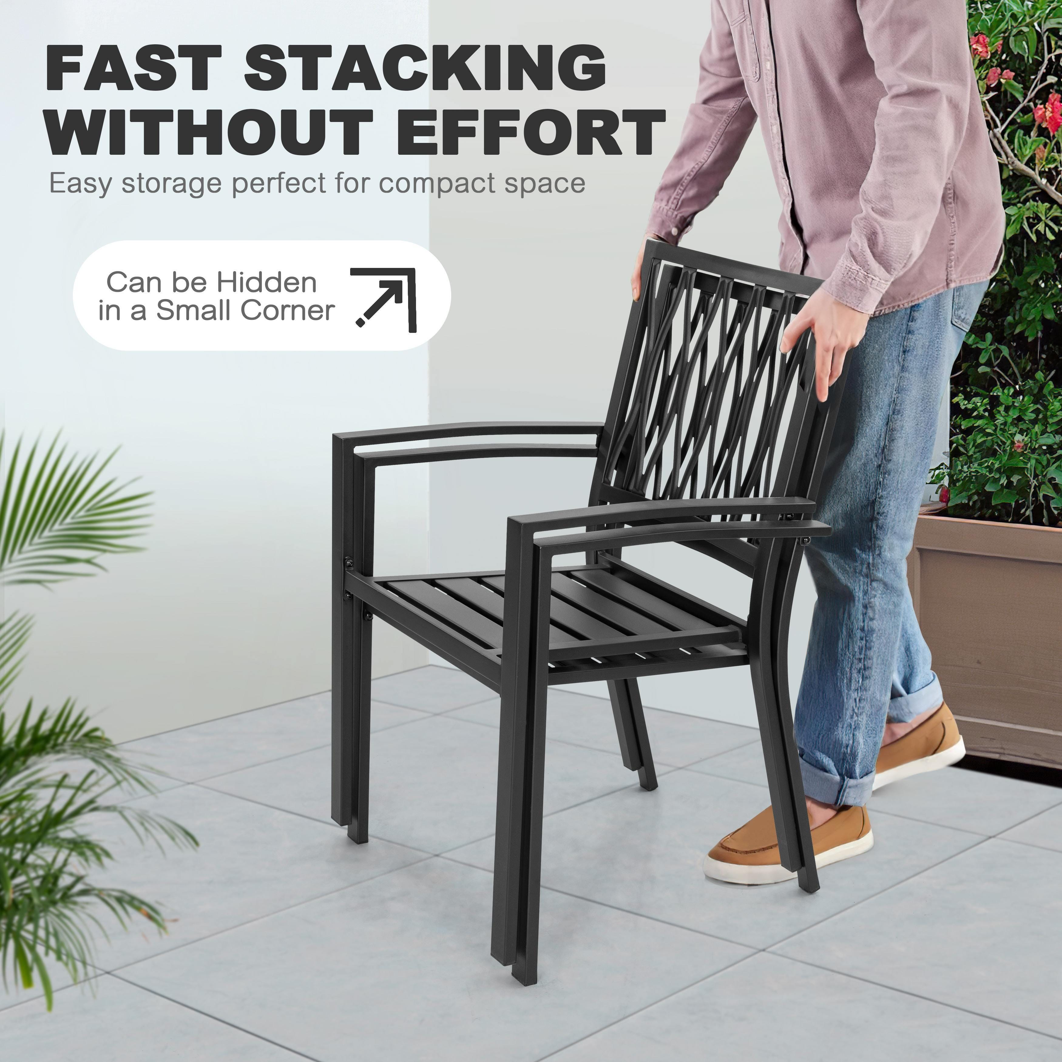Nuu Garden Outdoor Patio Chair Set of 2, , large