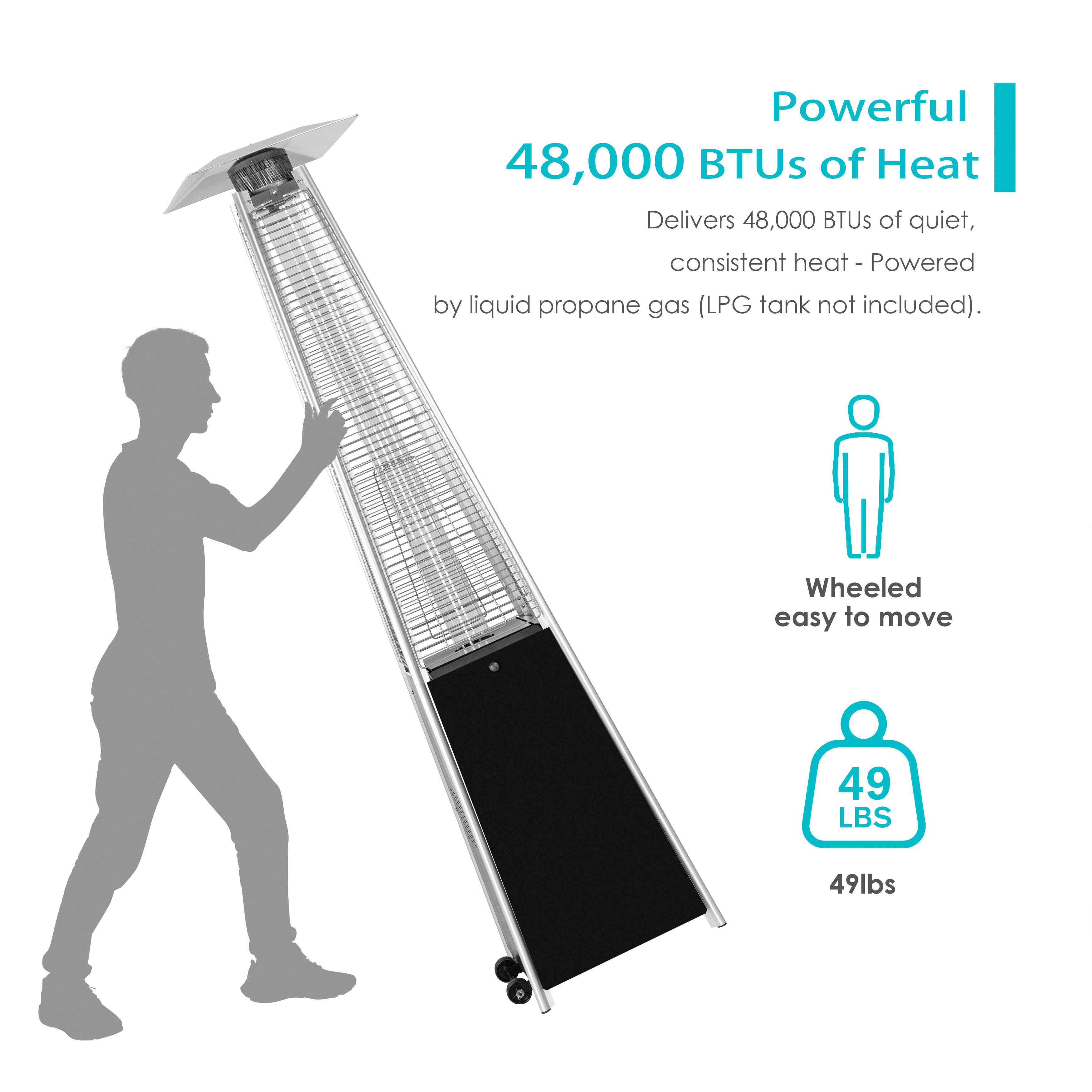 Nuu Garden Outdoor Patio Heater, , large