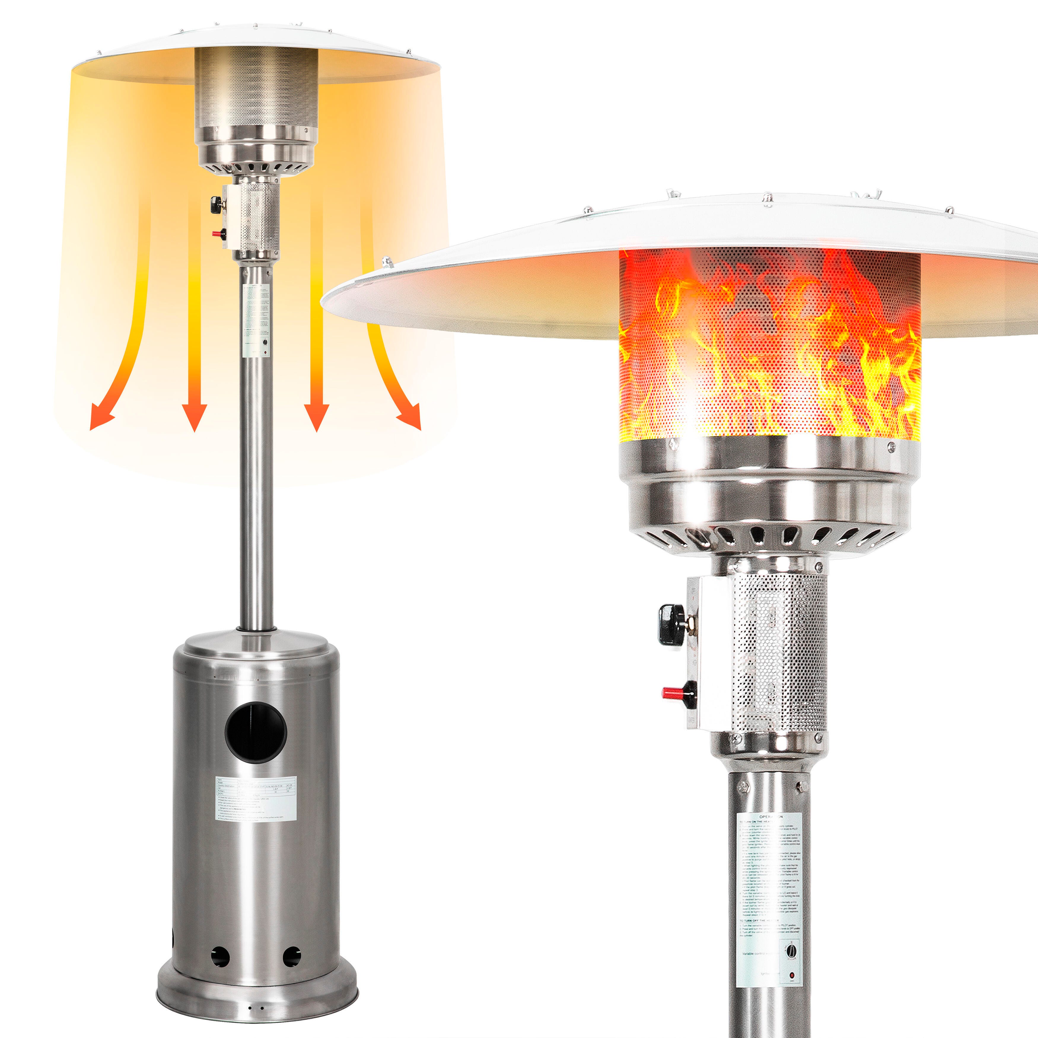 Nuu Garden Outdoor Gas Patio Heater, , large