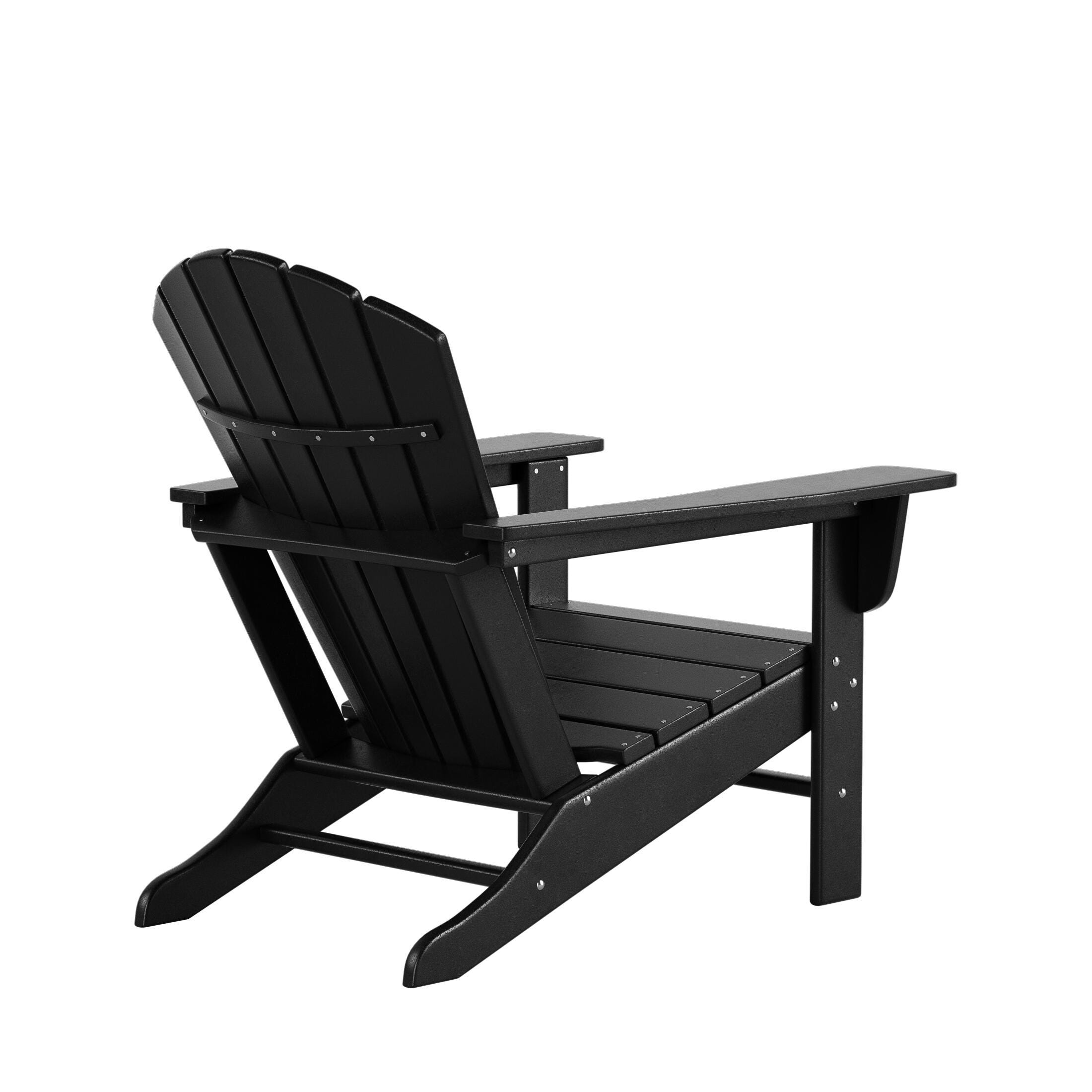 Westin Outdoor Elger Adirondack Chair, Black, large
