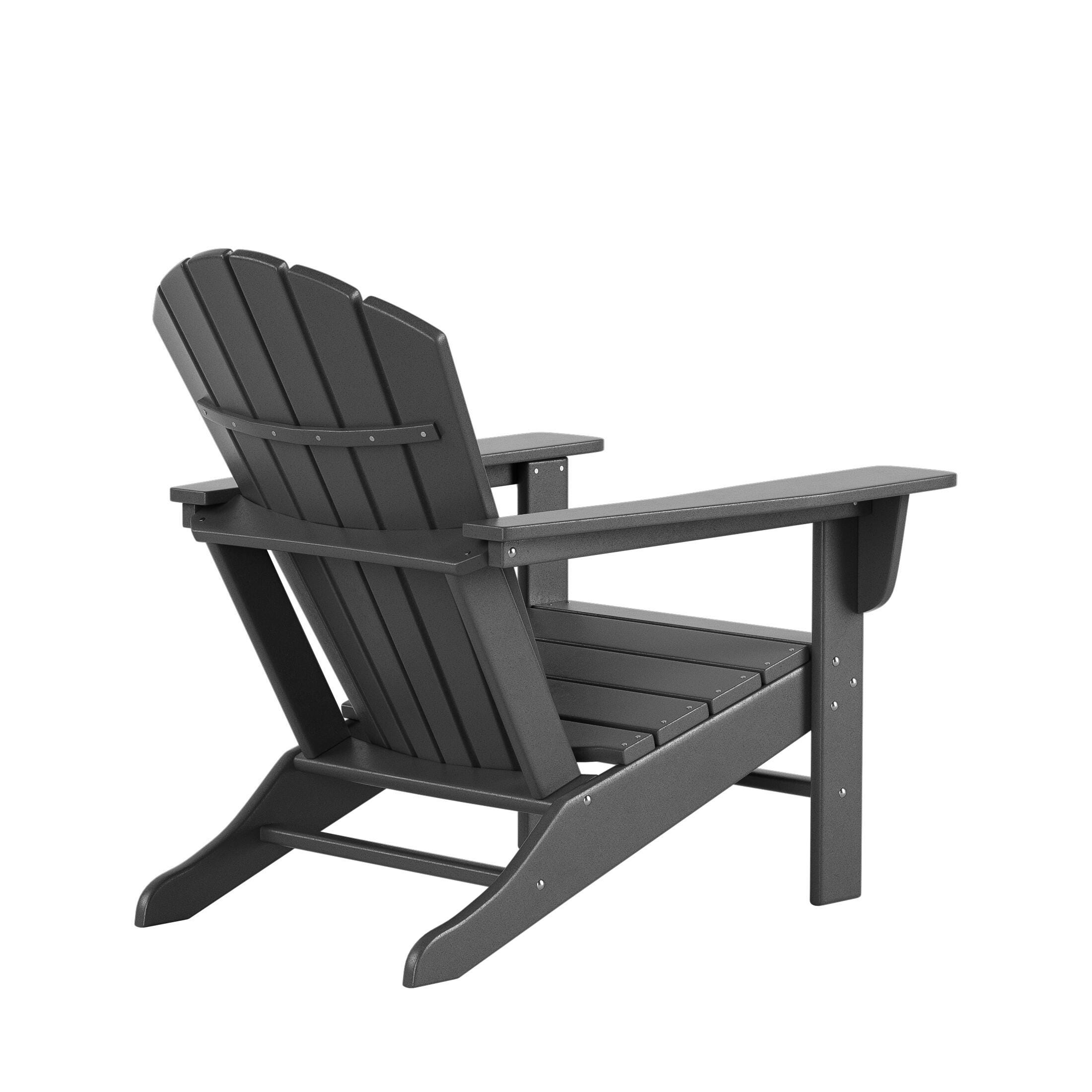Westin Outdoor Elger Adirondack Chair, Gray, large