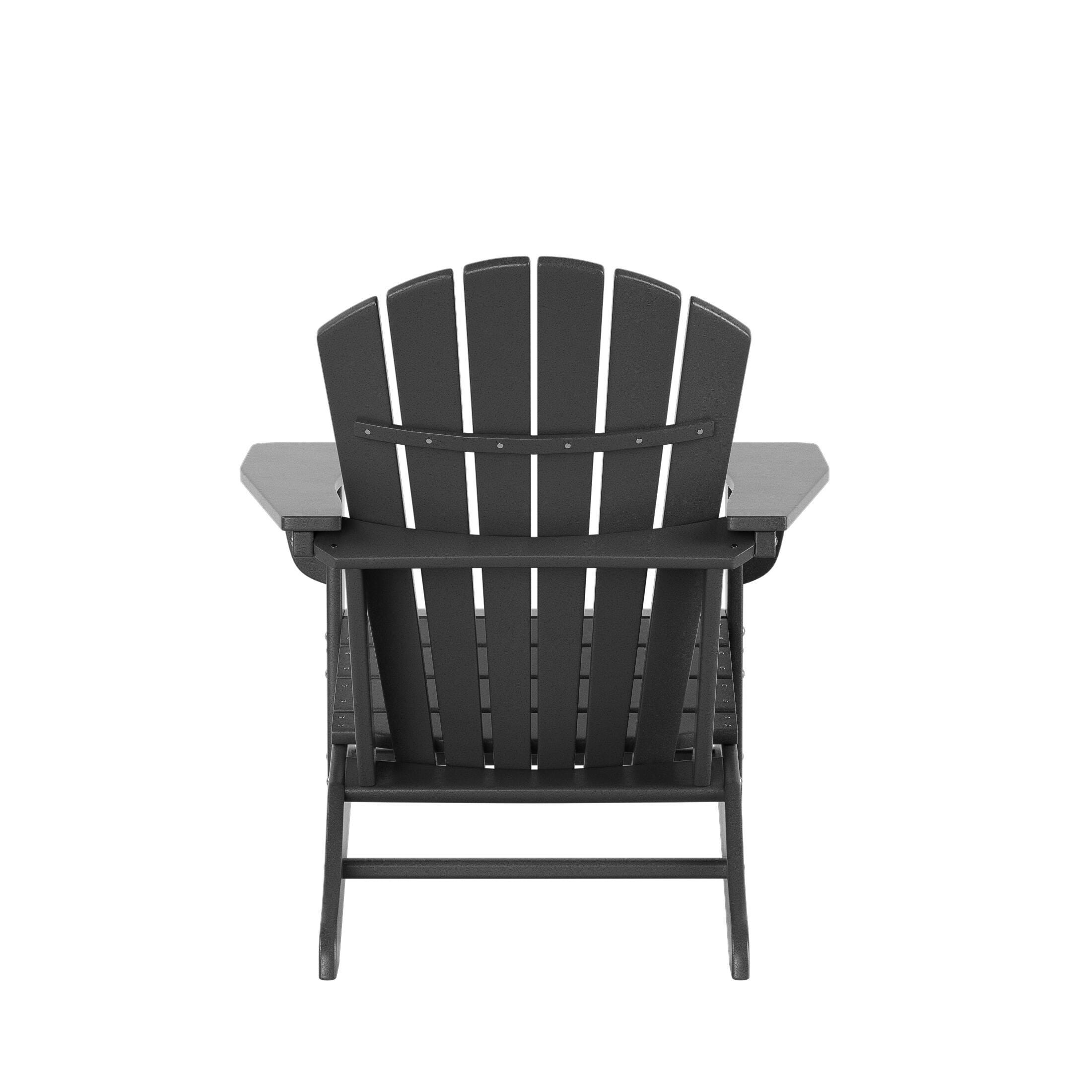 Westin Outdoor Elger Adirondack Chair, Gray, large
