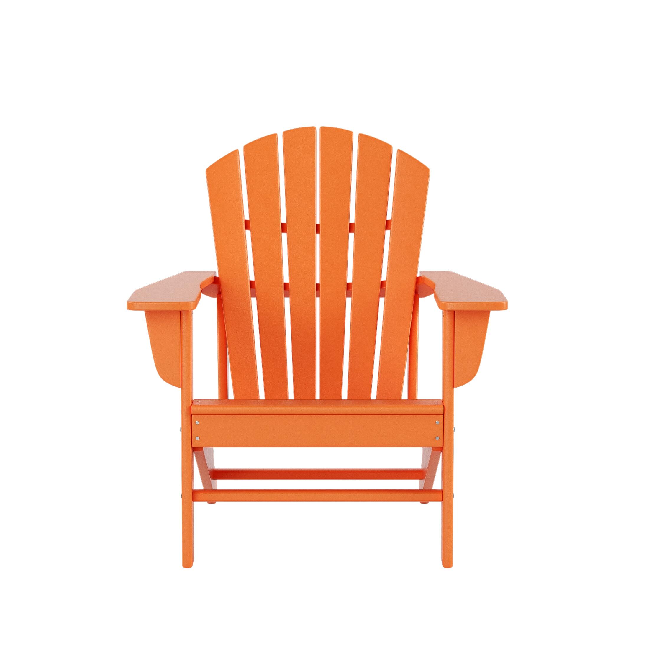 Westin Outdoor Elger Adirondack Chair, Orange, large