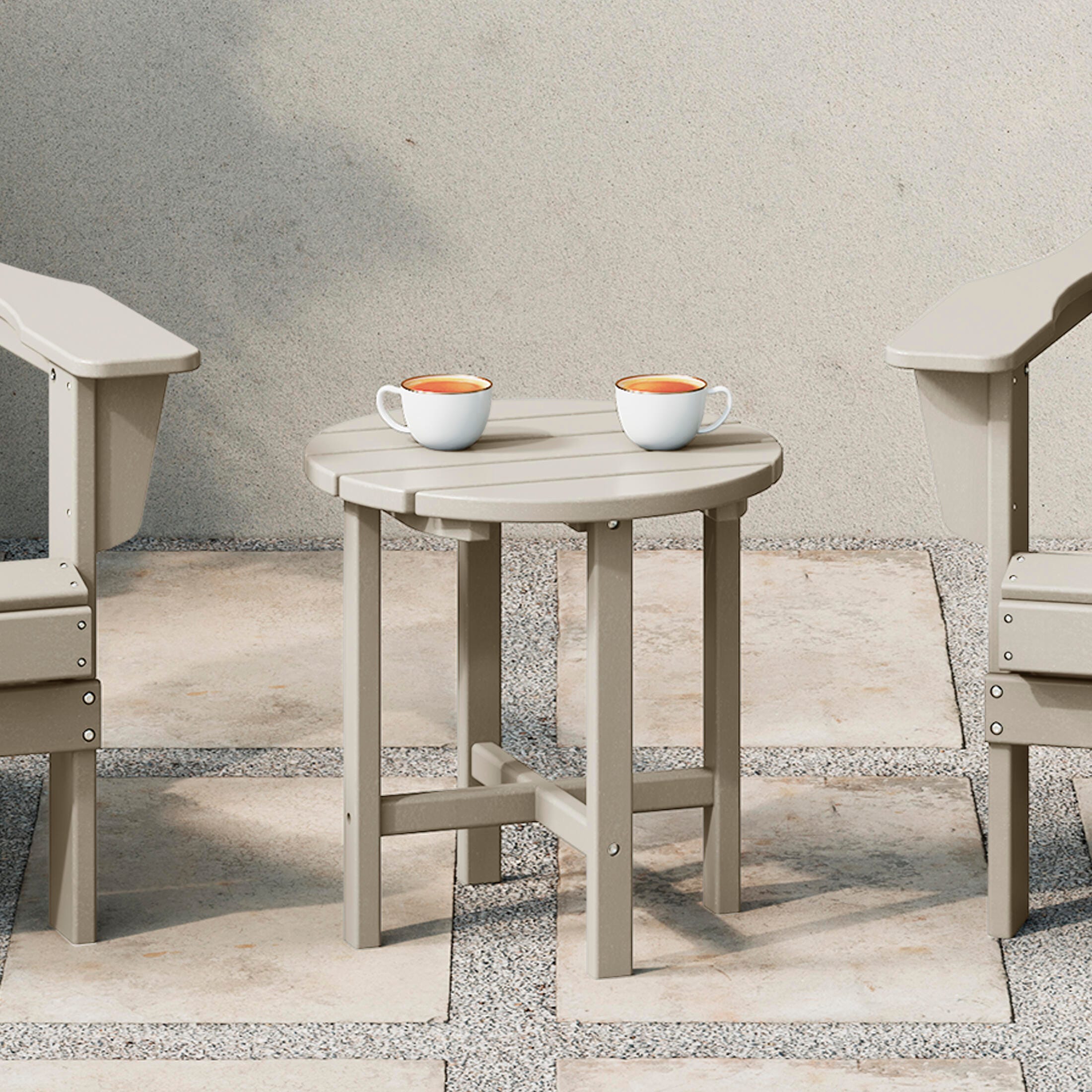 Seaside Outdoor Side Table, Sand, rollover