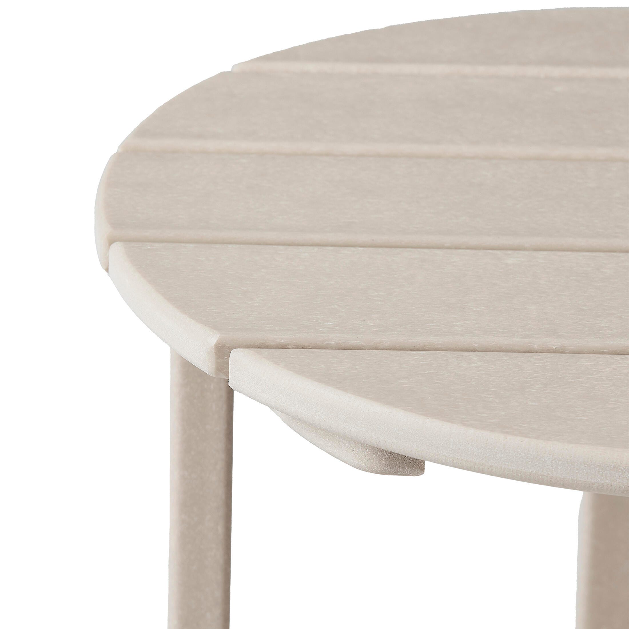 Seaside Outdoor Side Table, Sand, large