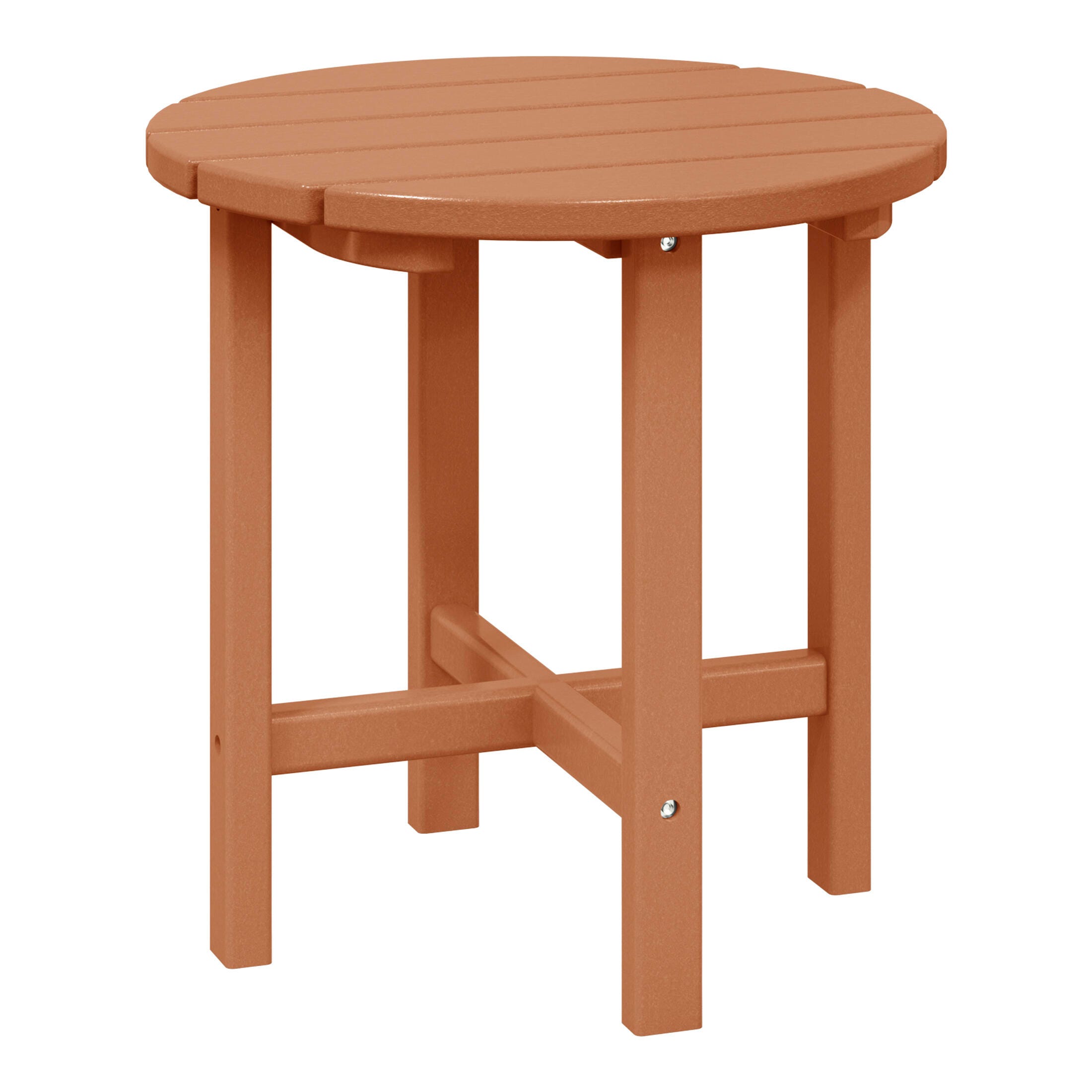 Seaside Outdoor Side Table, Teak, large