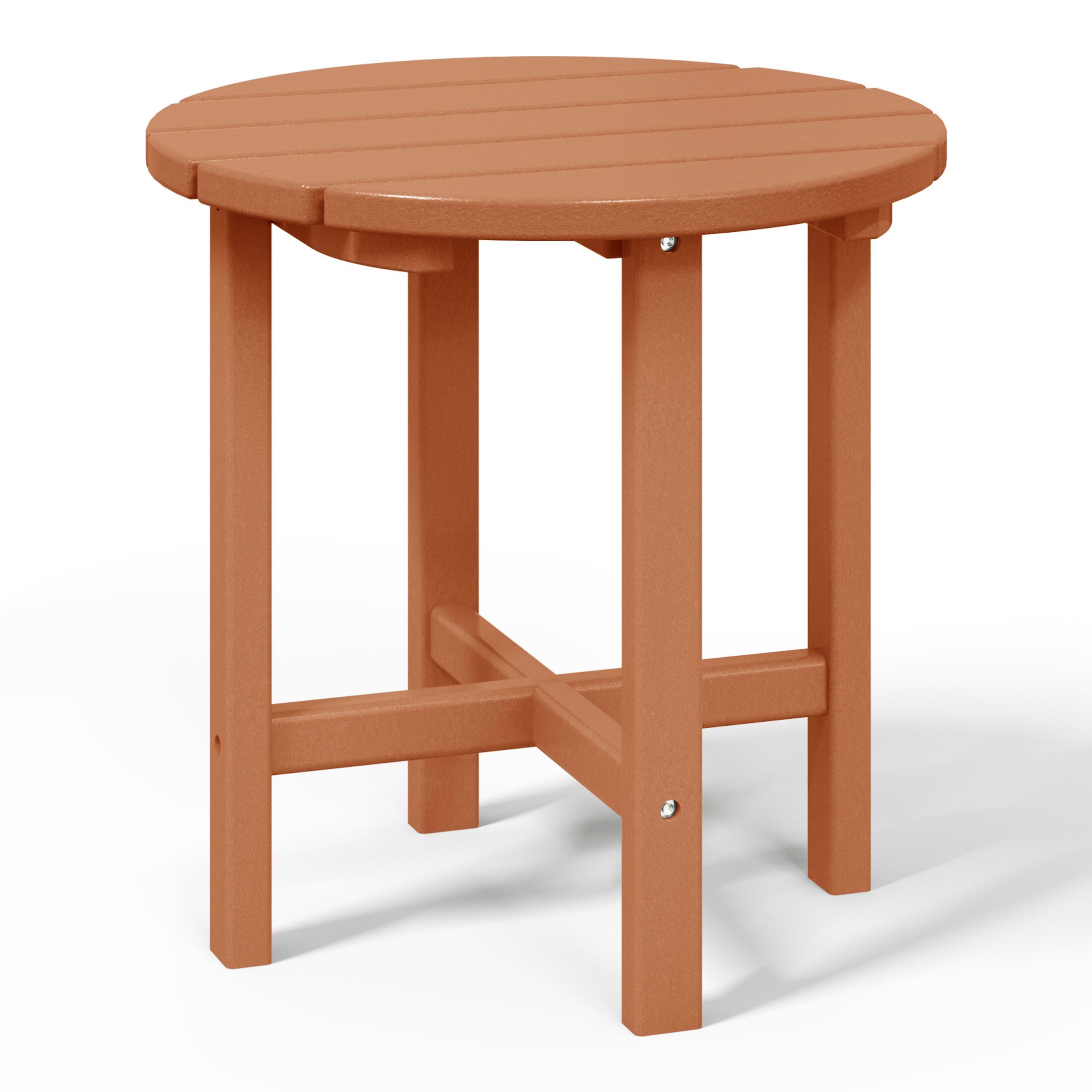 Seaside Outdoor Side Table, Teak, large