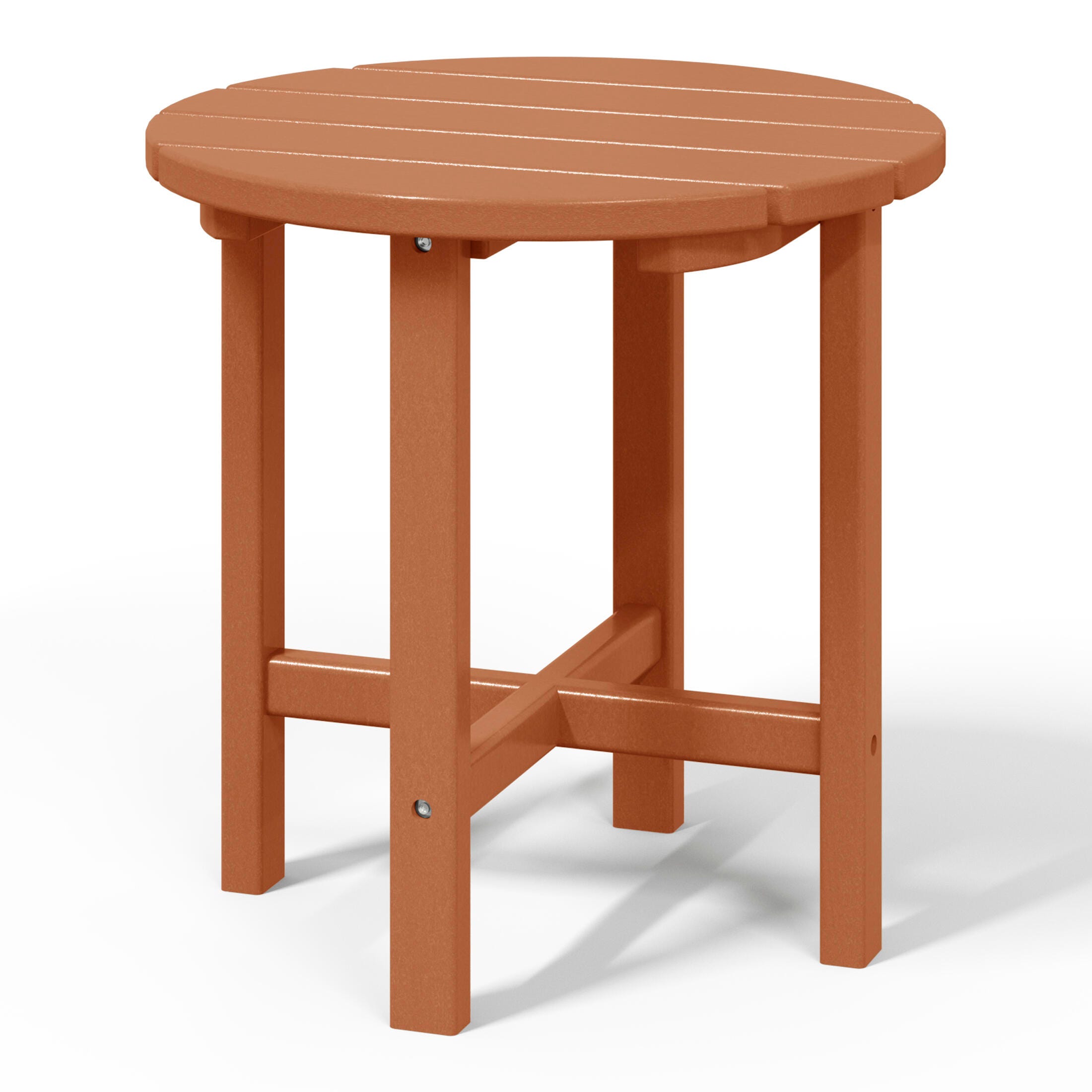 Seaside Outdoor Side Table, Teak, large