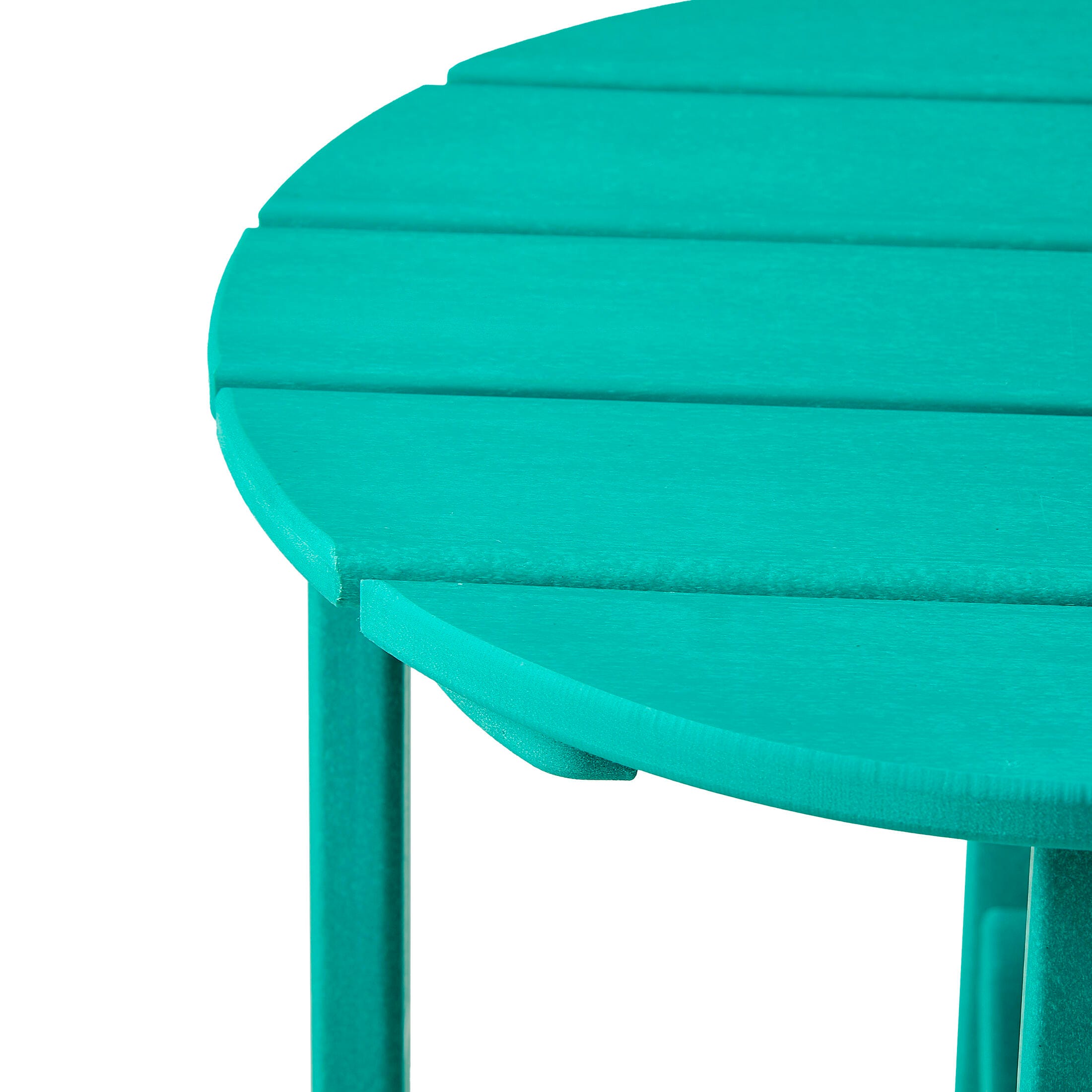 Seaside Outdoor Side Table, Turquoise, large