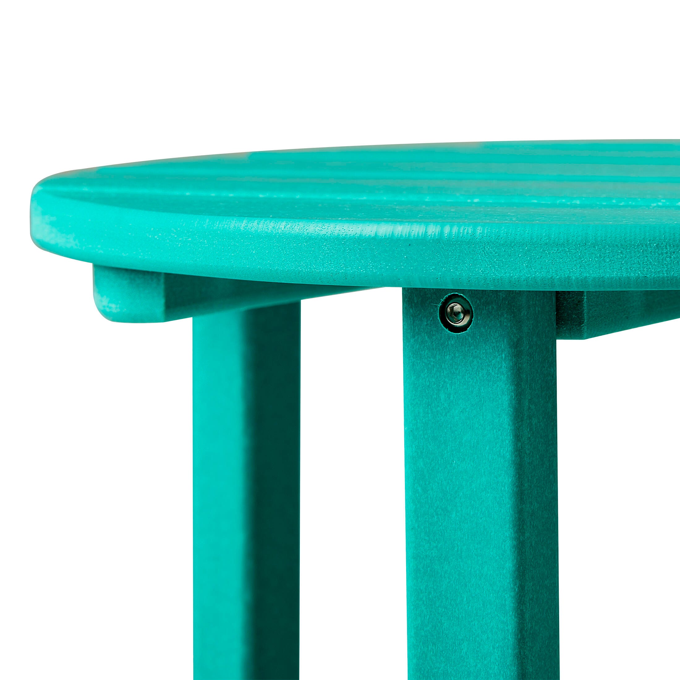Seaside Outdoor Side Table, Turquoise, large