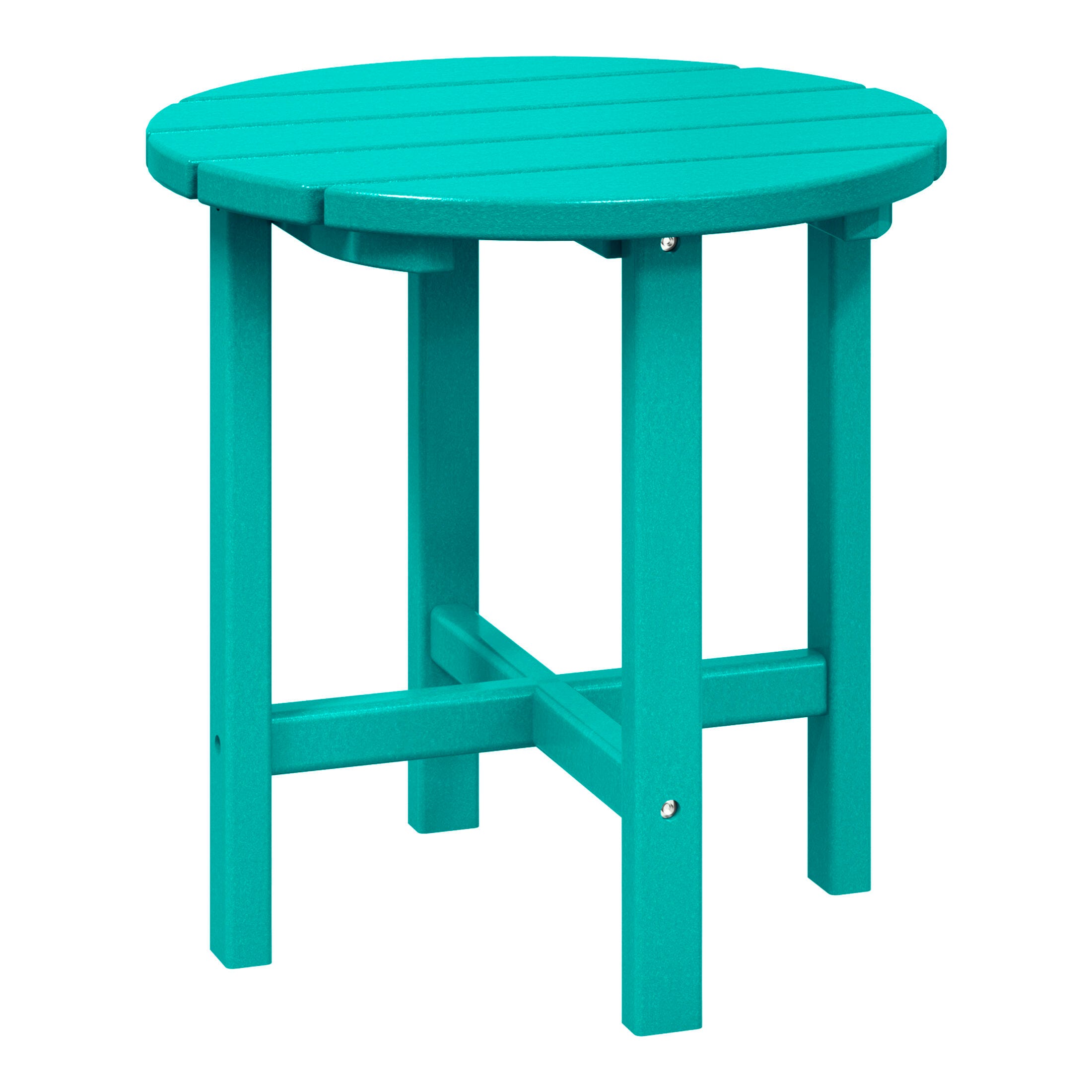 Seaside Outdoor Side Table, Turquoise, large