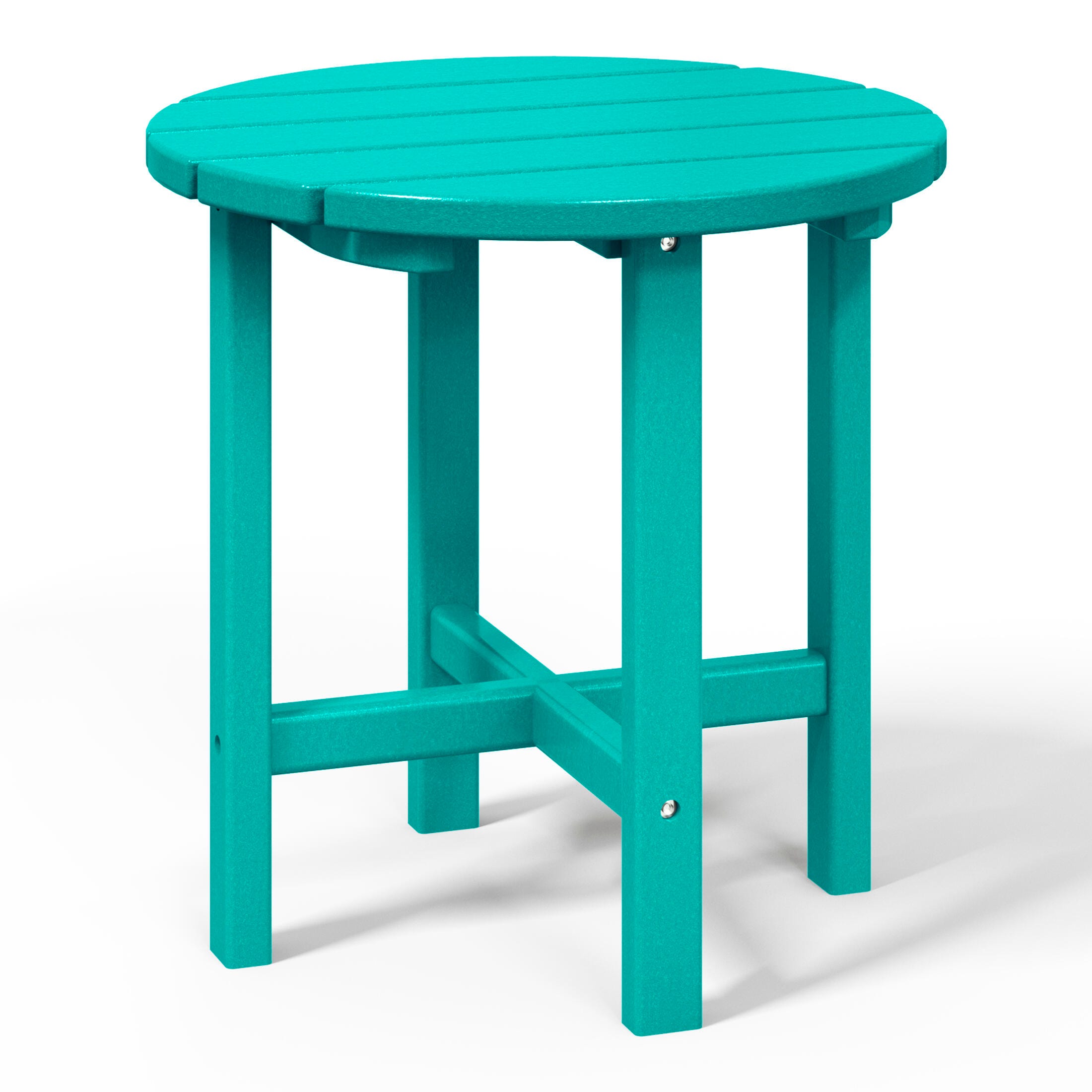 Seaside Outdoor Side Table, Turquoise, large