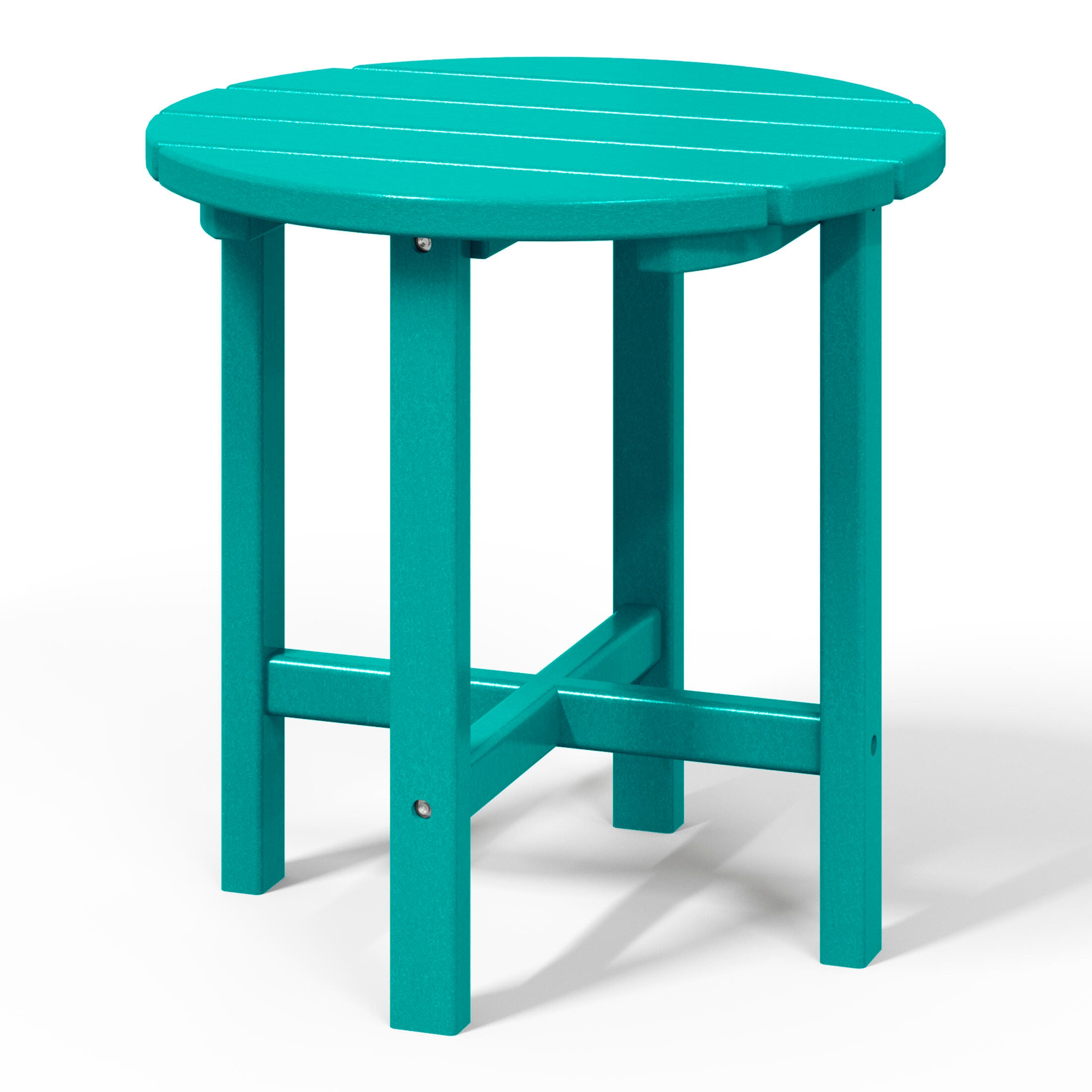 Seaside Outdoor Side Table, Turquoise, large