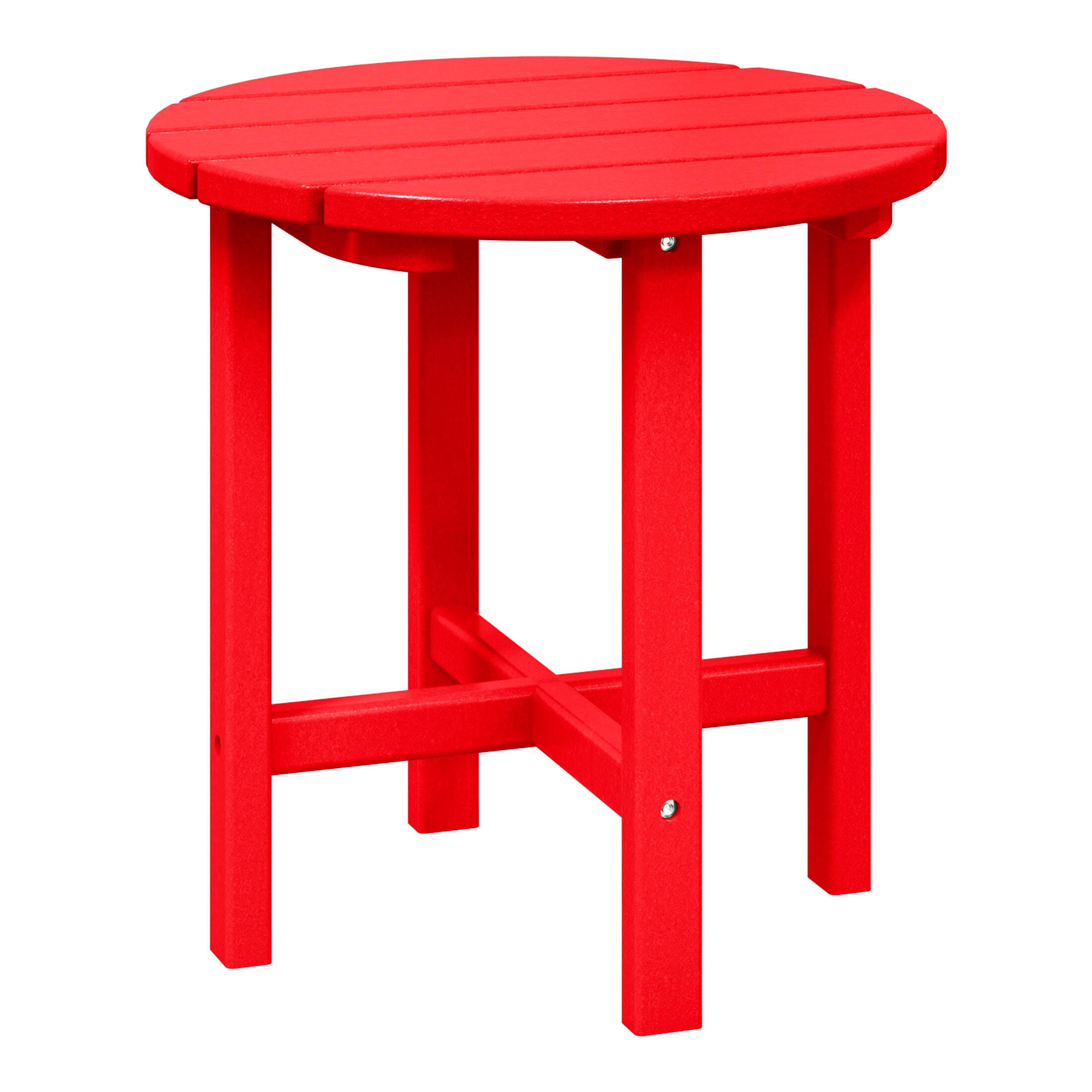 Seaside Outdoor Side Table, Red, large
