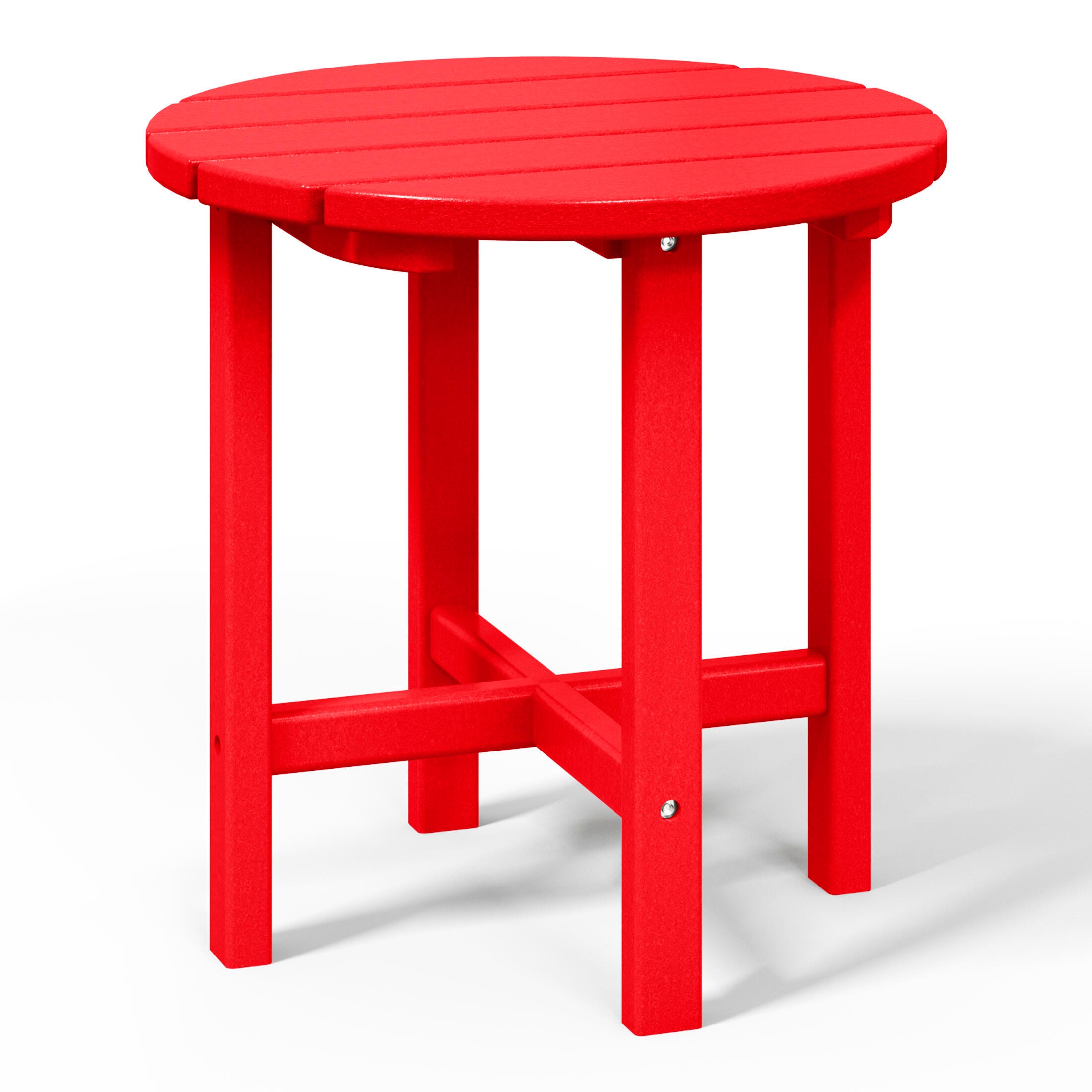 Seaside Outdoor Side Table, Red, large