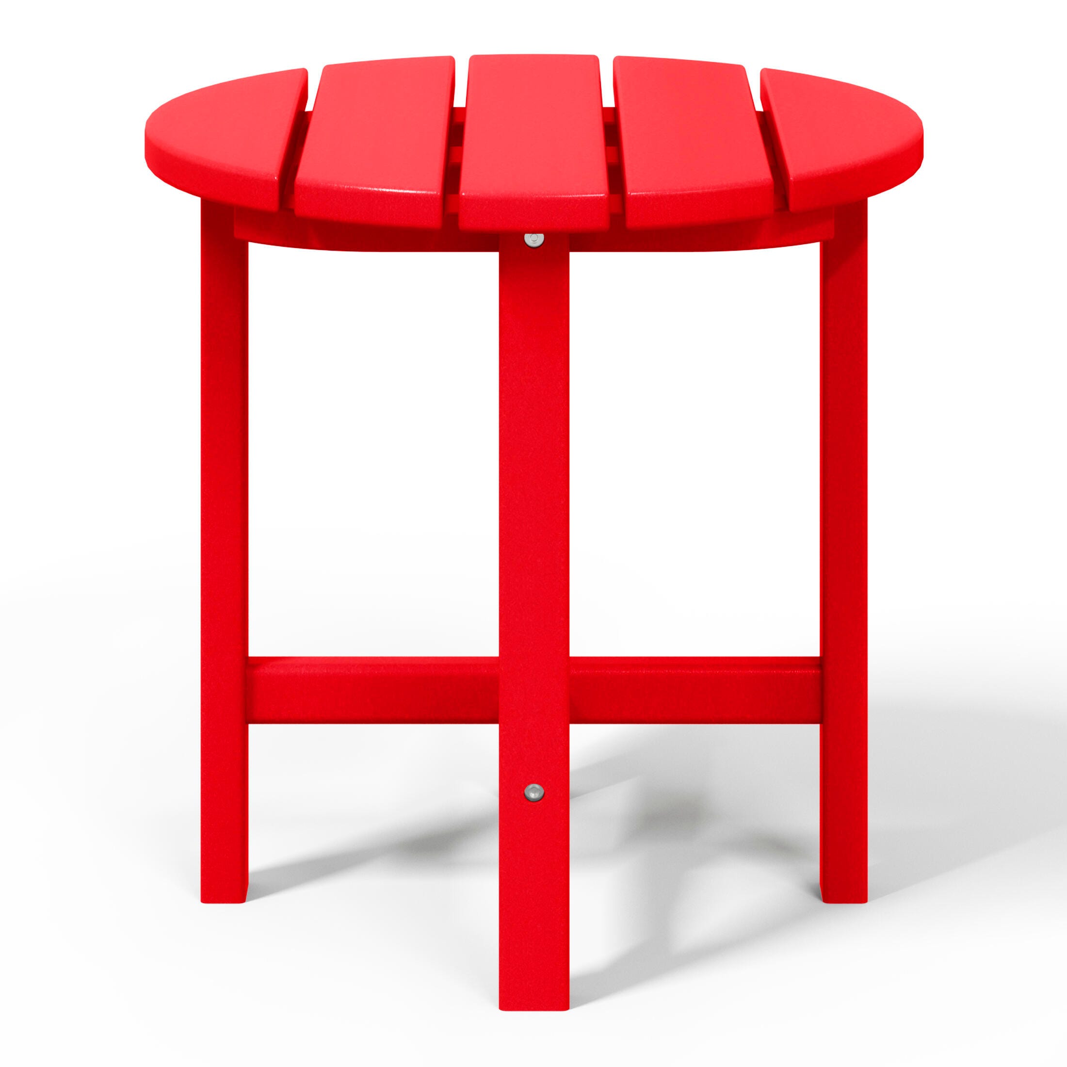 Seaside Outdoor Side Table, Red, large
