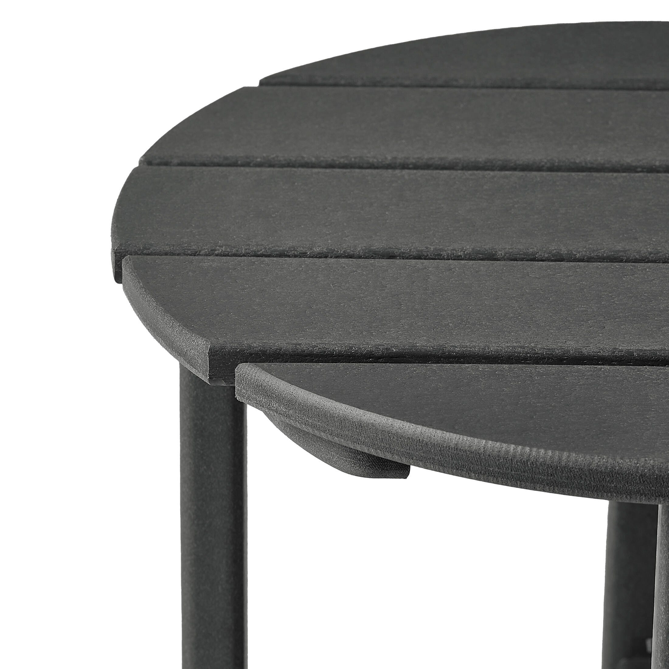 Seaside Outdoor Side Table, Gray, large