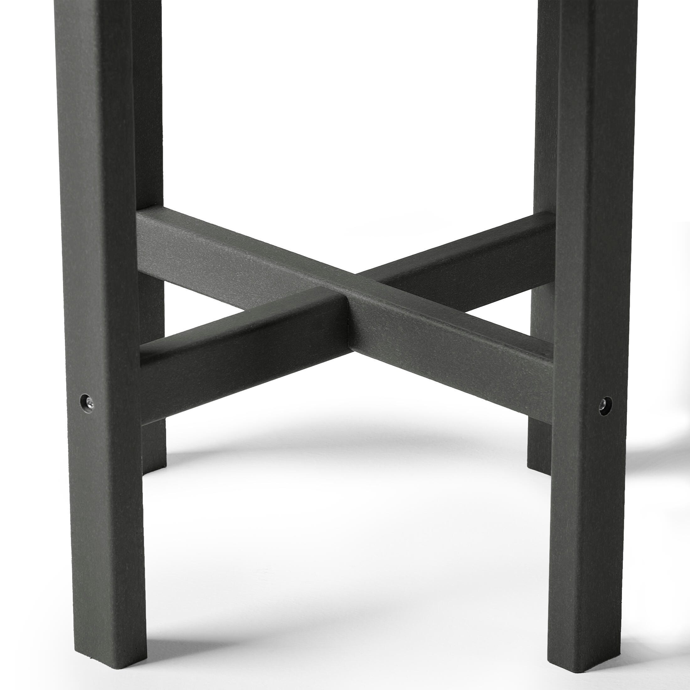 Seaside Outdoor Side Table, Gray, large