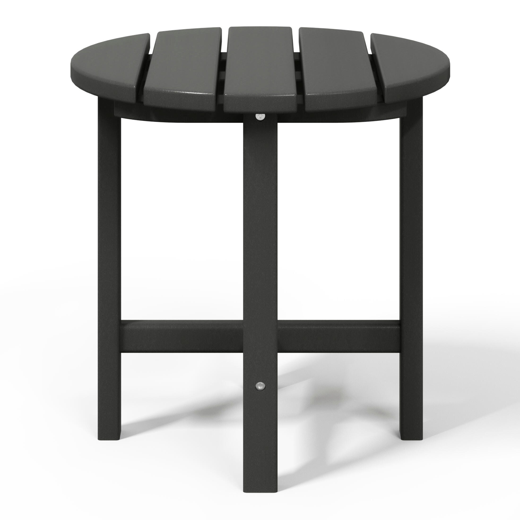 Seaside Outdoor Side Table, Gray, large