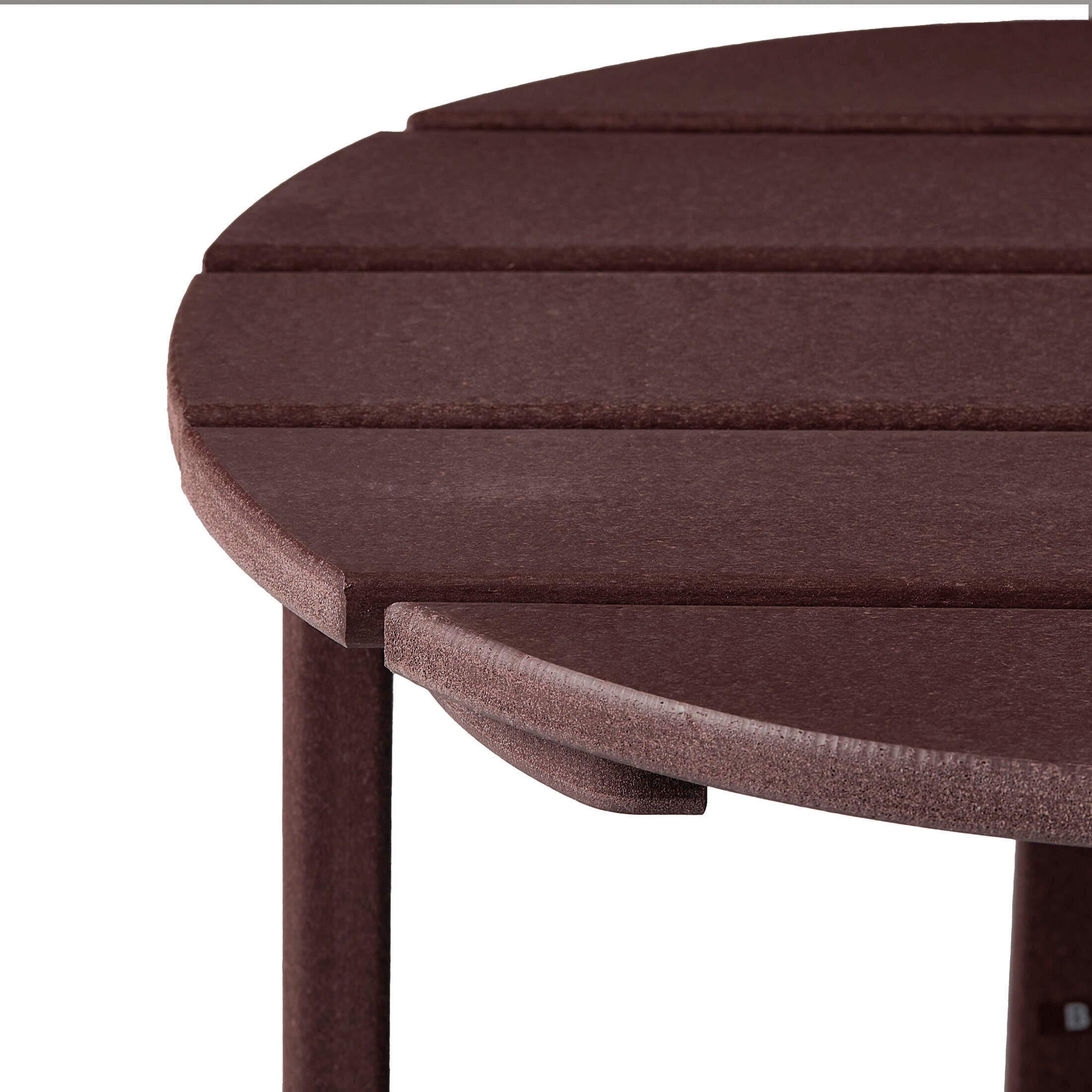 Seaside Outdoor Side Table, Dark Brown, large