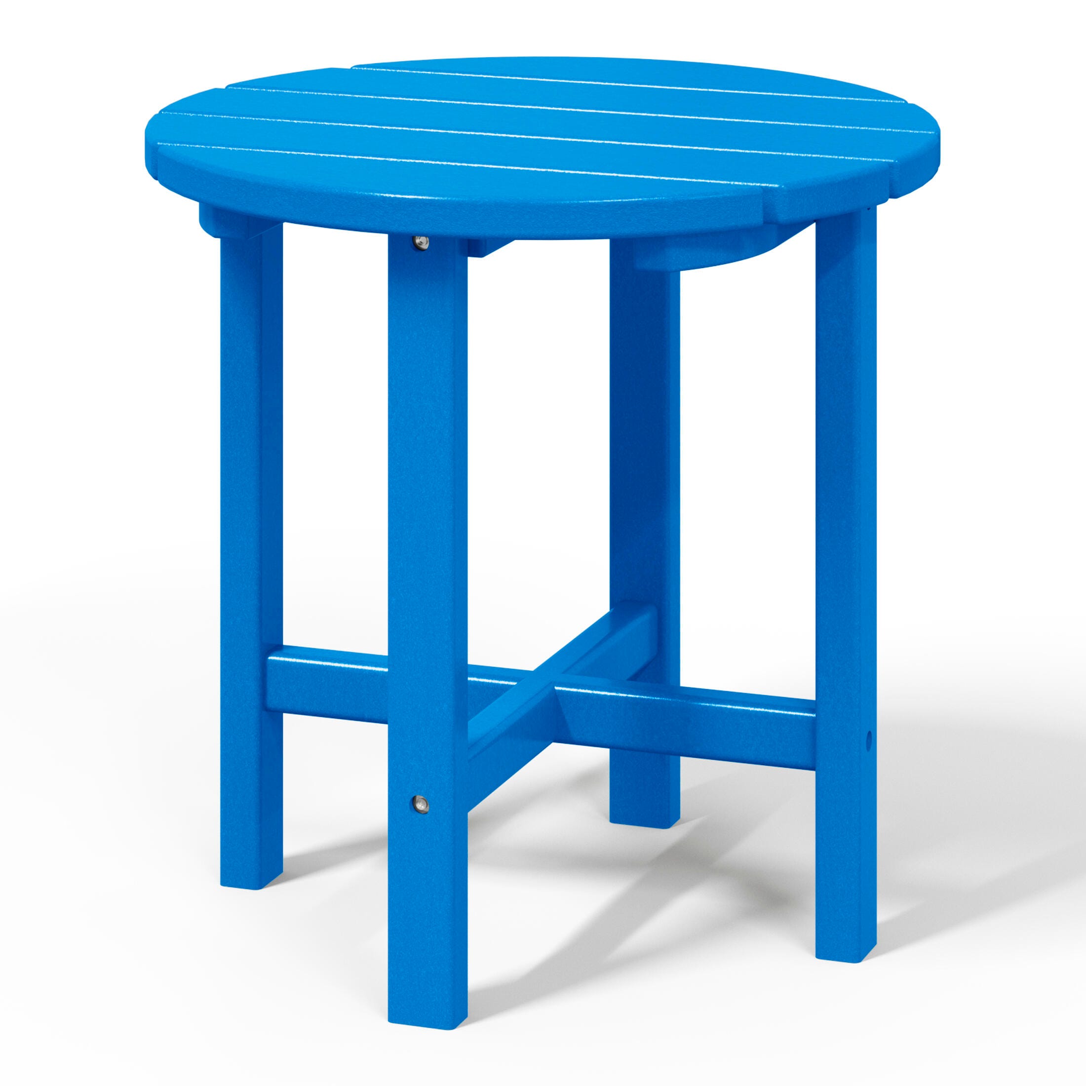 Seaside Outdoor Side Table, Pacific Blue, large