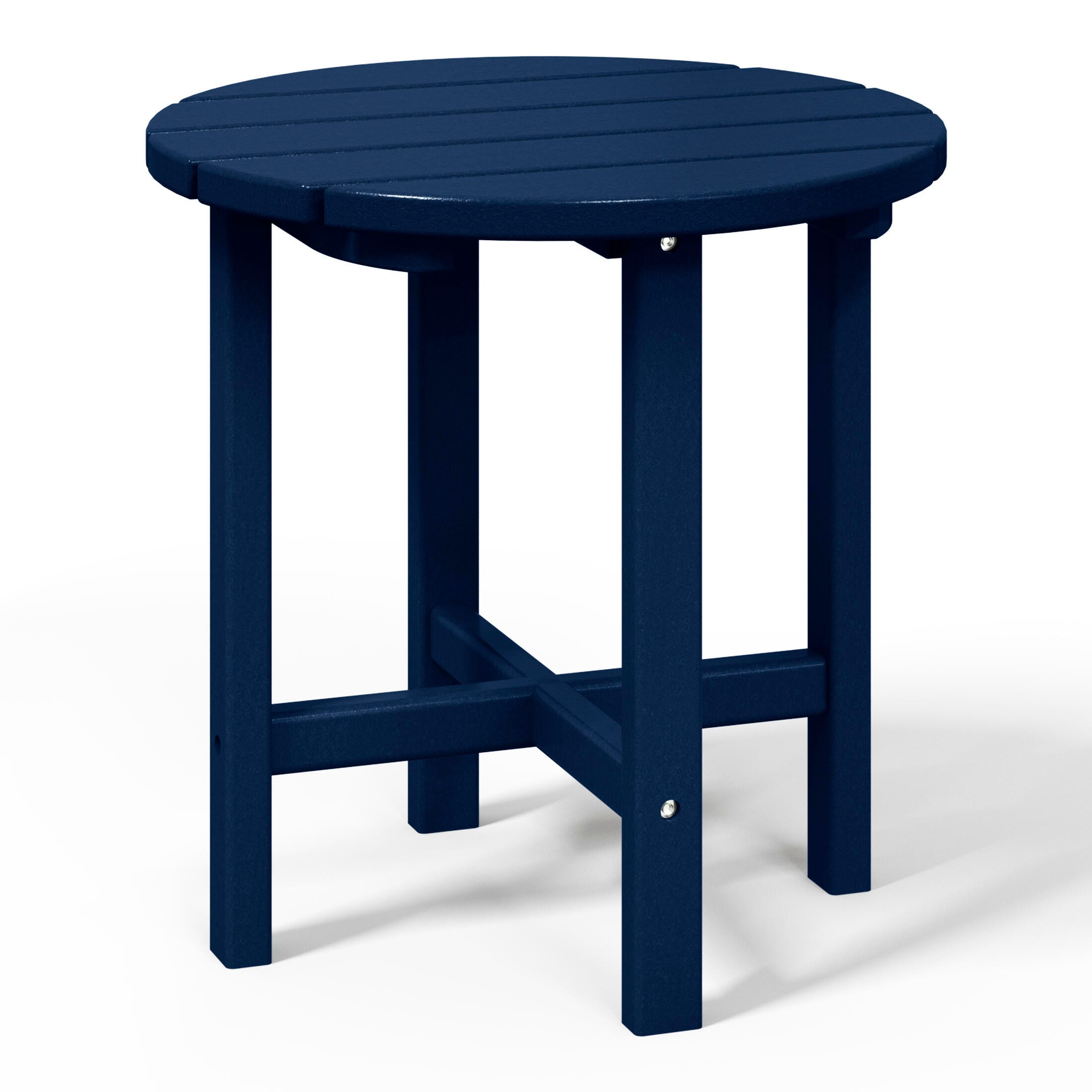 Seaside Outdoor Side Table, Navy Blue, large