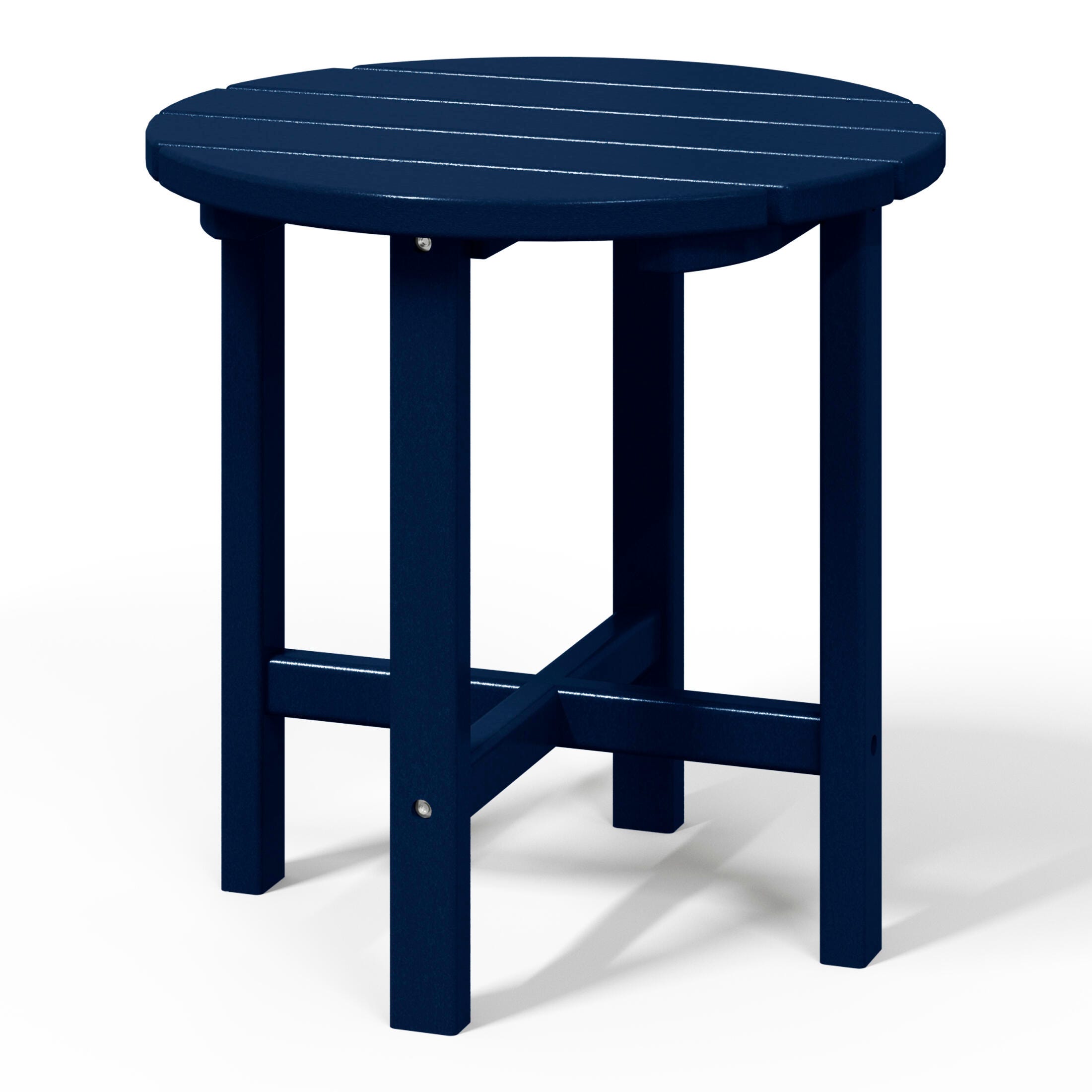 Seaside Outdoor Side Table, Navy Blue, large