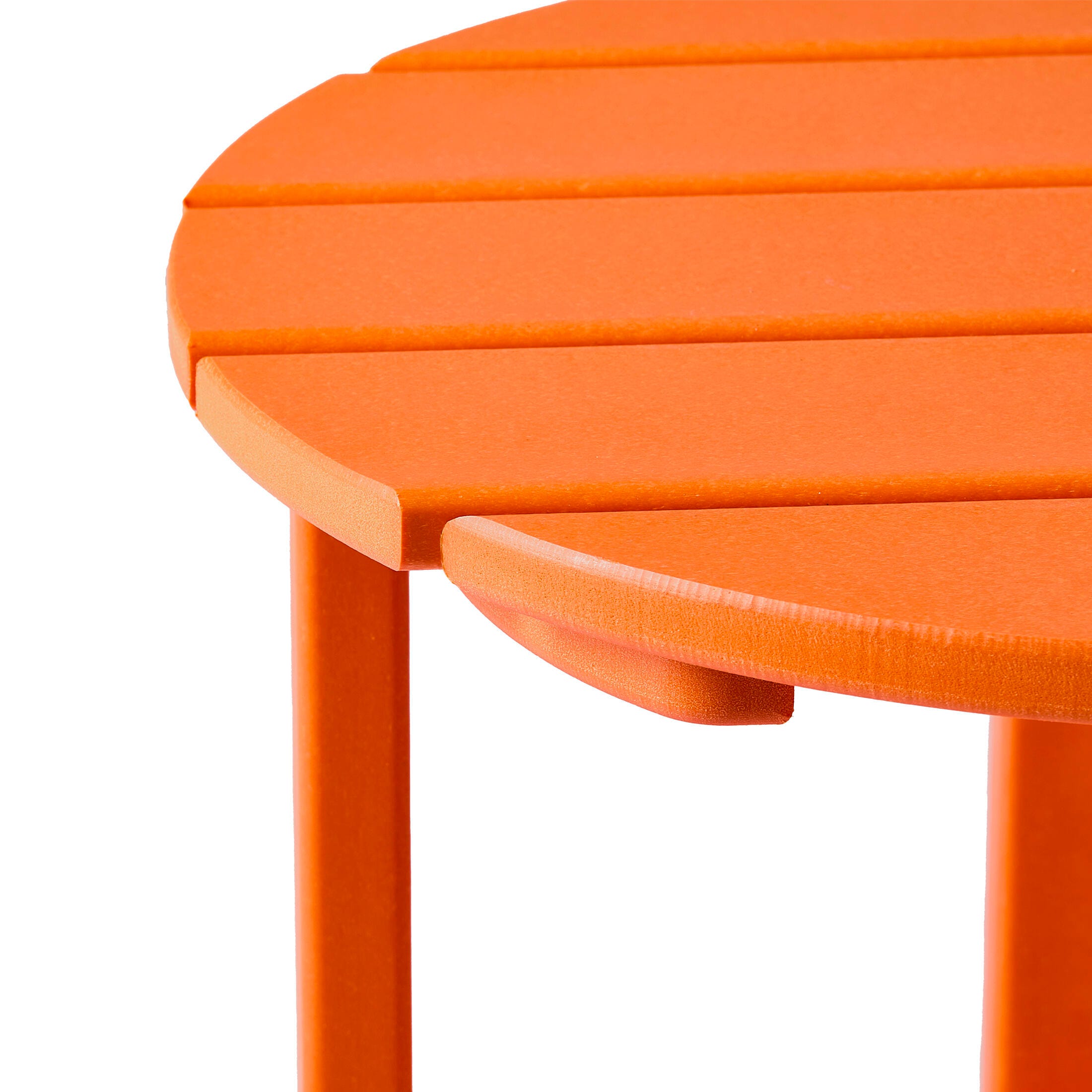 Seaside Outdoor Side Table, Orange, large
