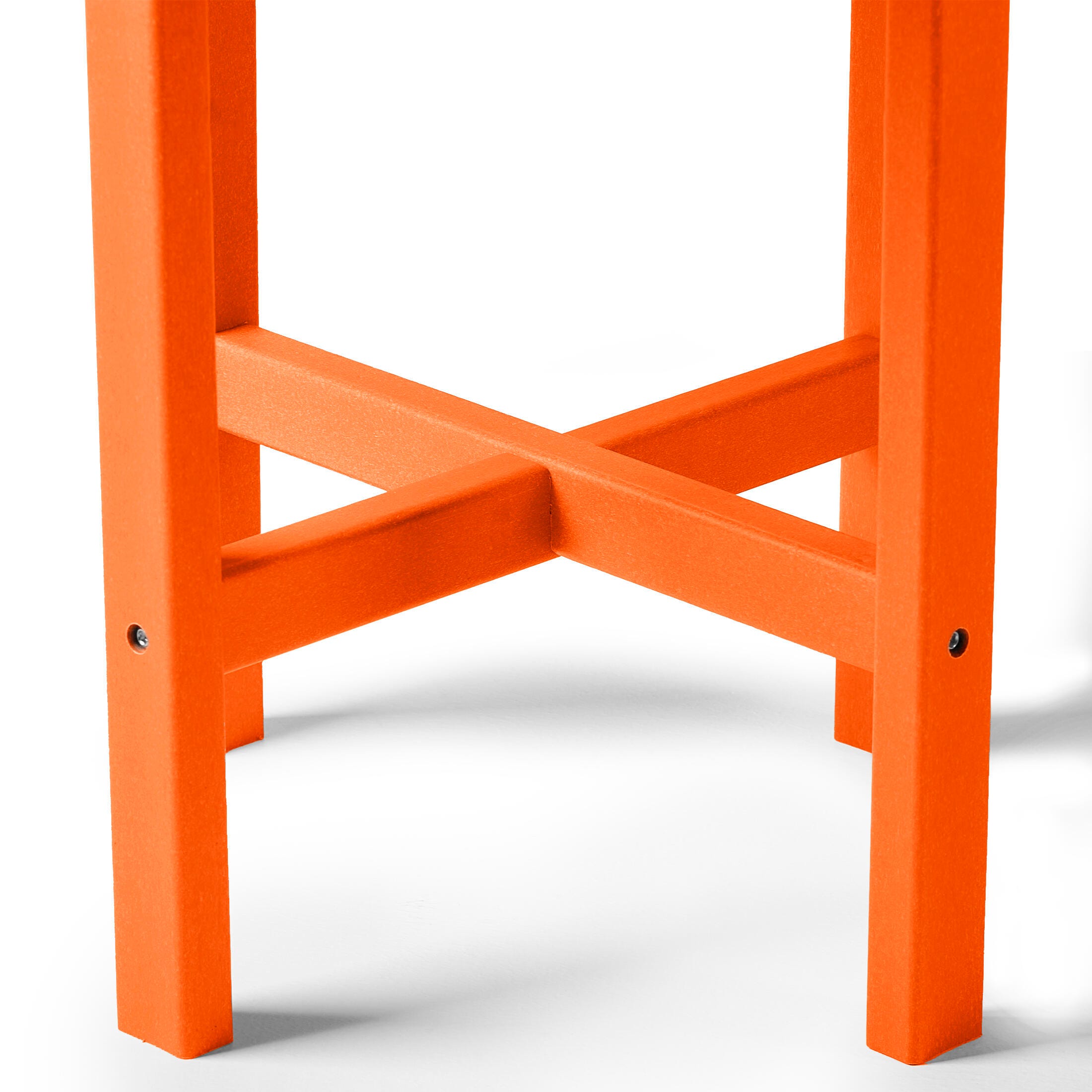 Seaside Outdoor Side Table, Orange, large