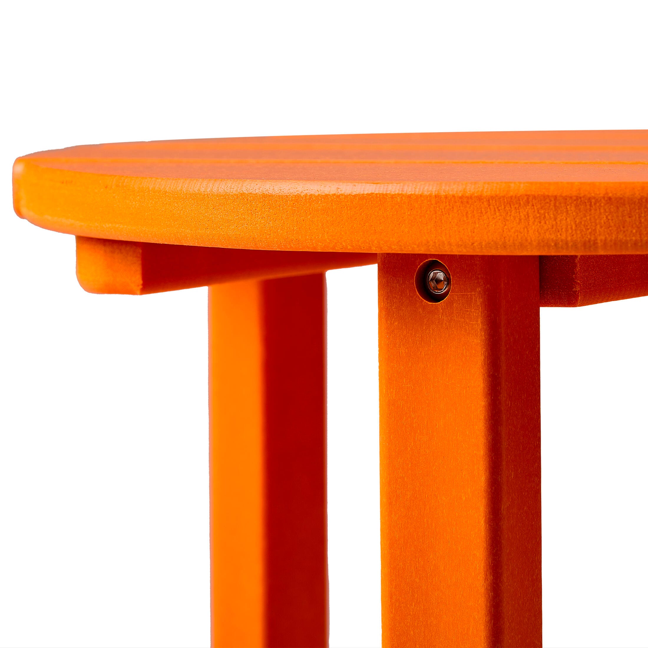 Seaside Outdoor Side Table, Orange, large