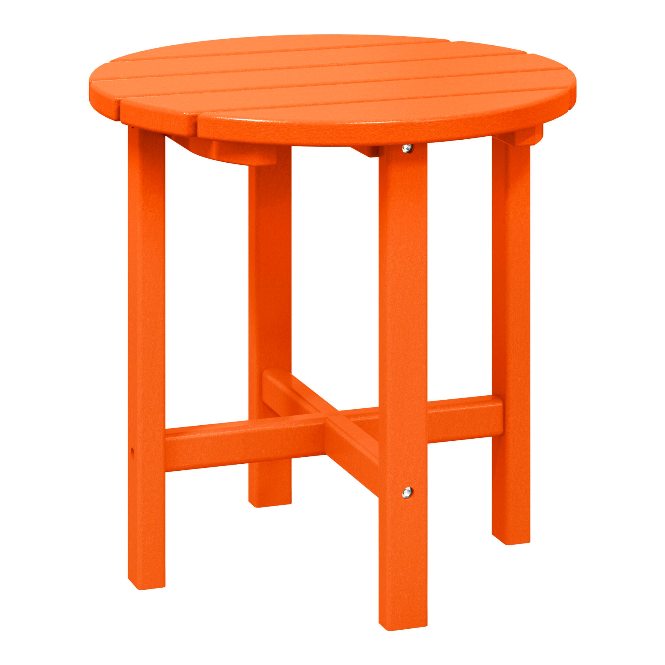 Seaside Outdoor Side Table, Orange, large