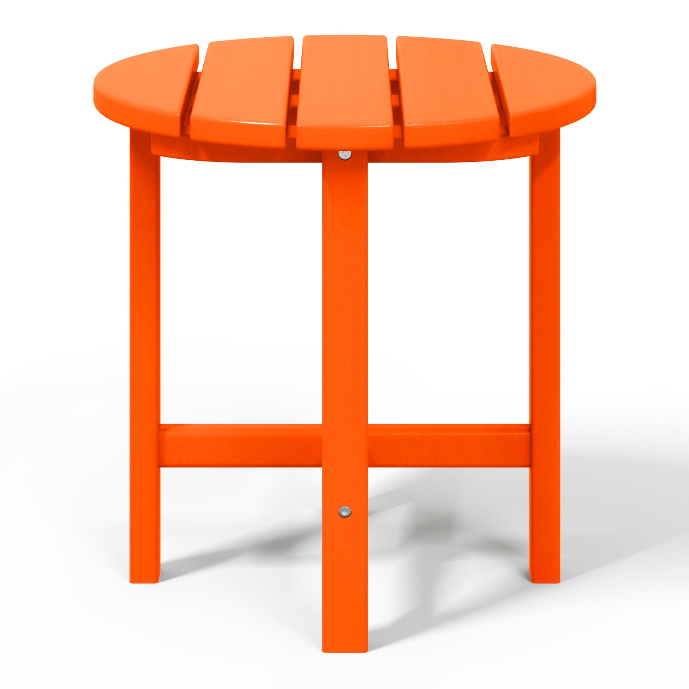 Seaside Outdoor Side Table, Orange, large