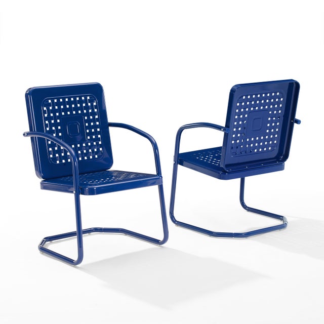 Crosley Furniture Bates Outdoor Dining Chair (Set of 2)