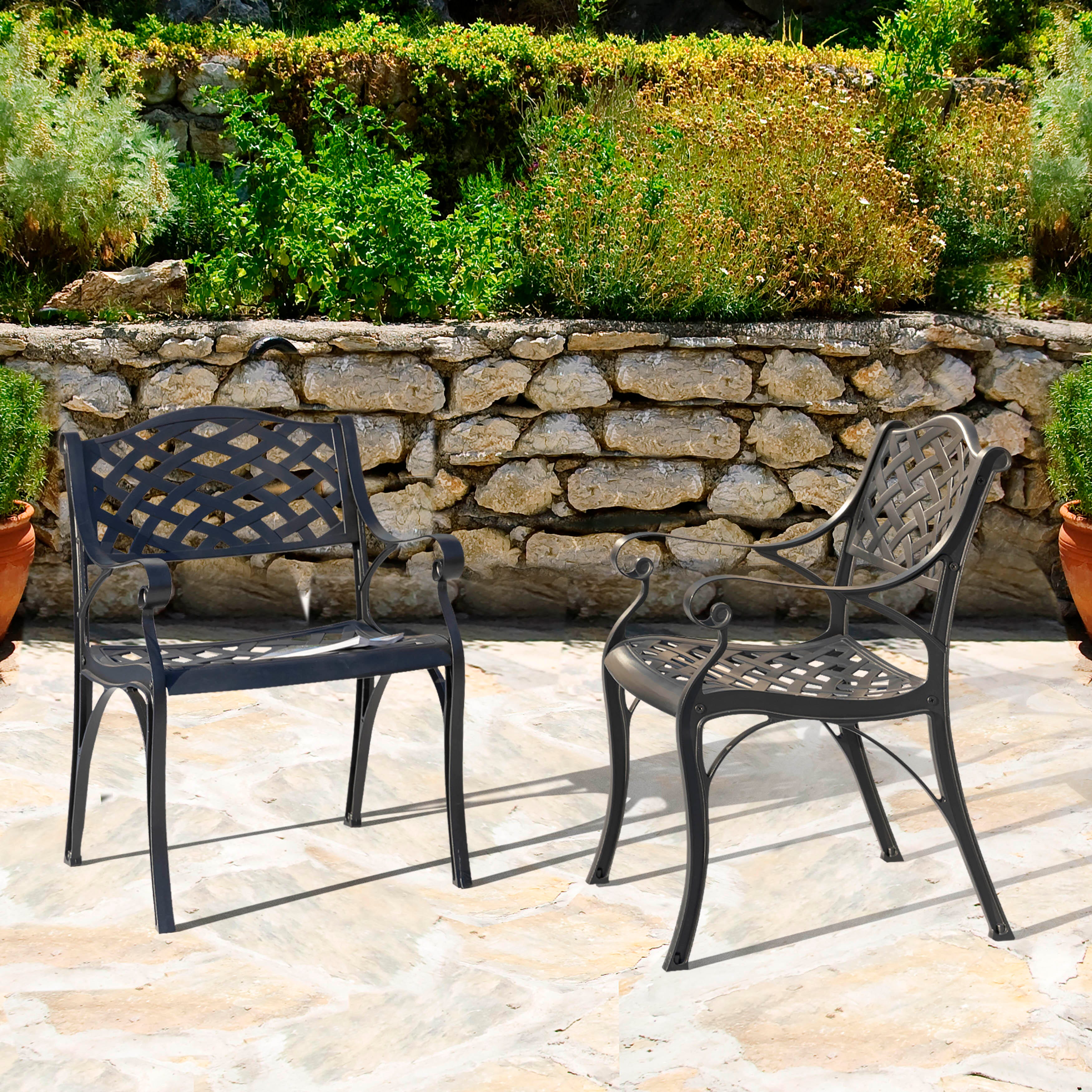 Nuu Garden Patio Dining Chairs Set of 2, , large