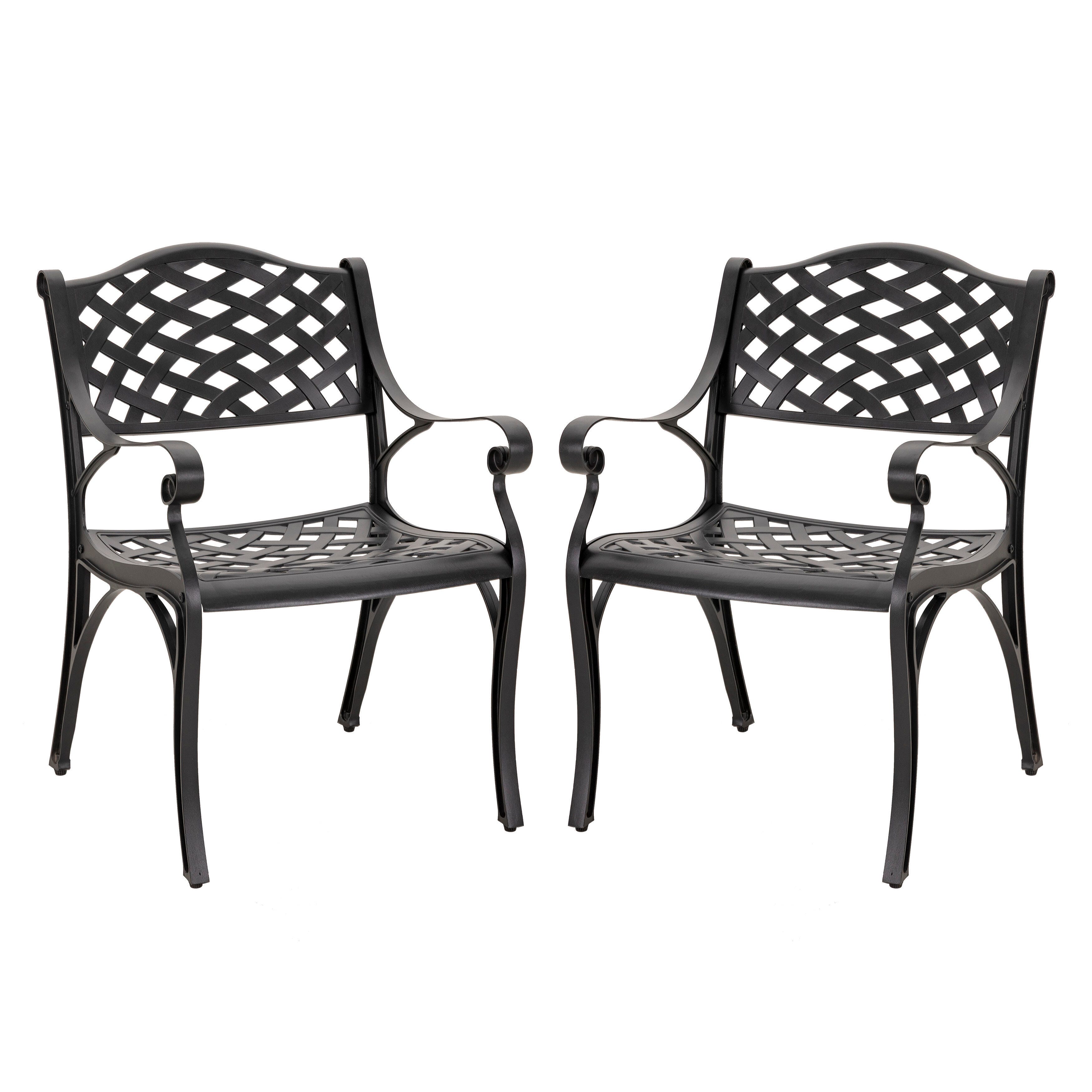 Nuu Garden Patio Dining Chairs Set of 2, , large