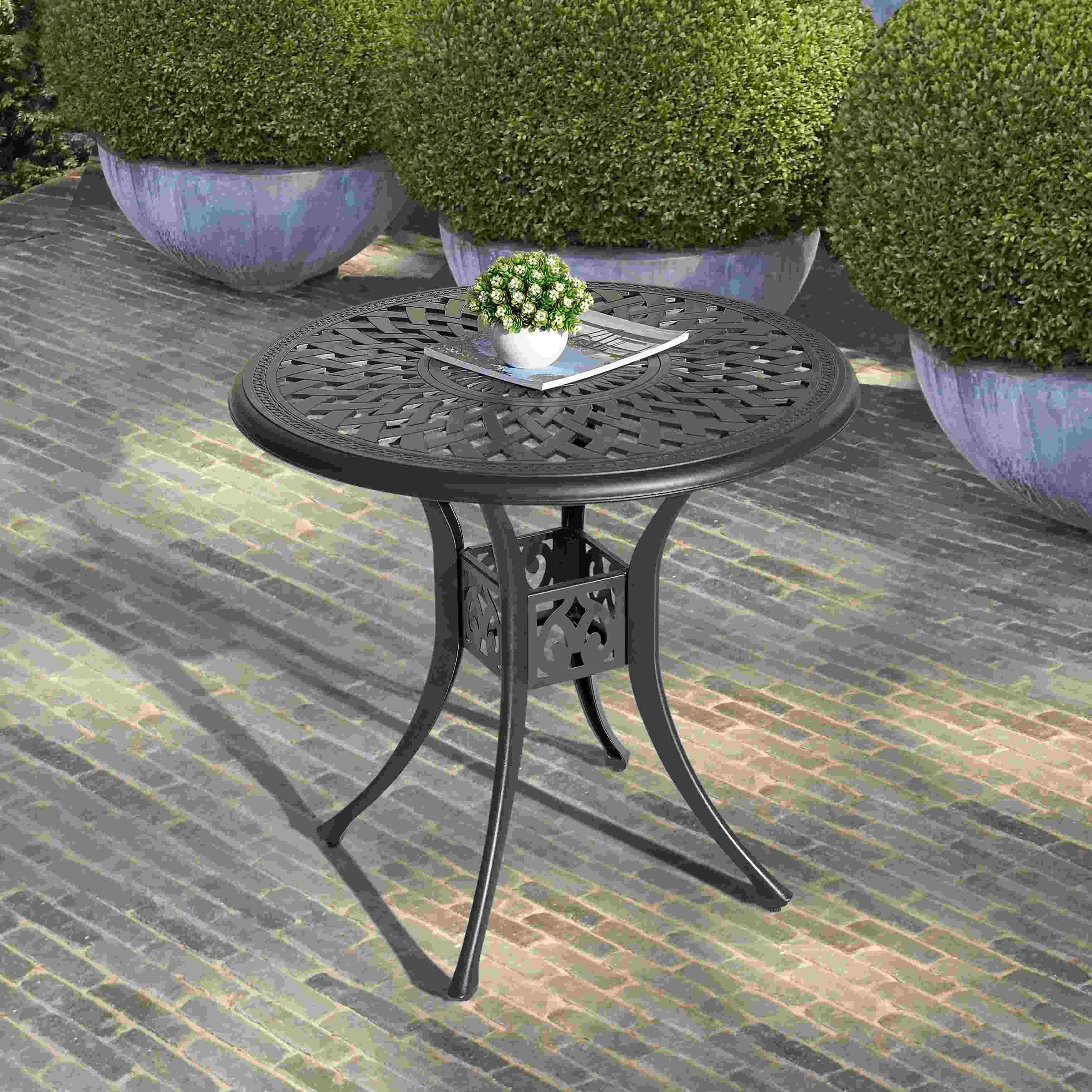 Nuu Garden 31" Outdoor Bistro Table, , large