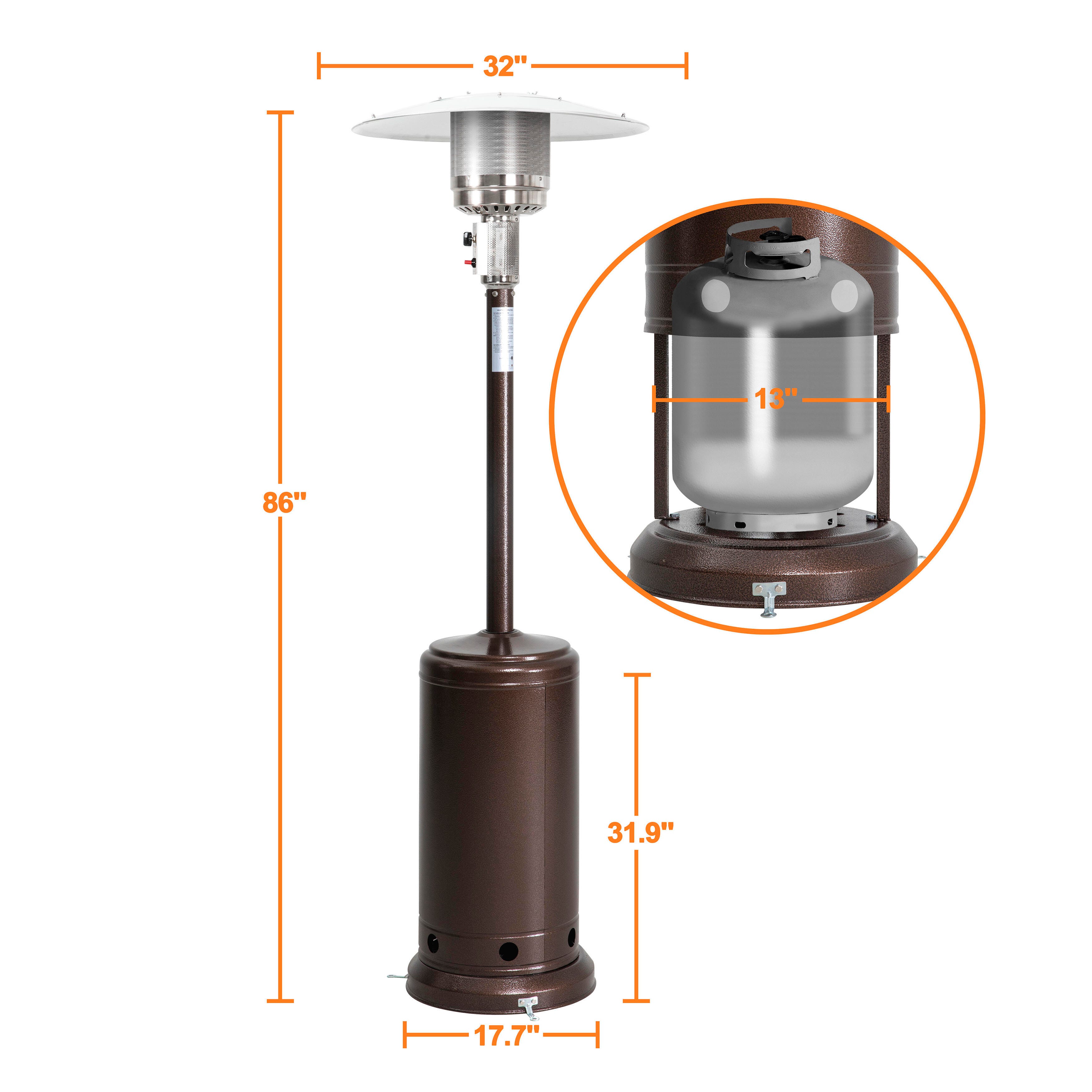 Nuu Garden Outdoor Gas Patio Heater, , large