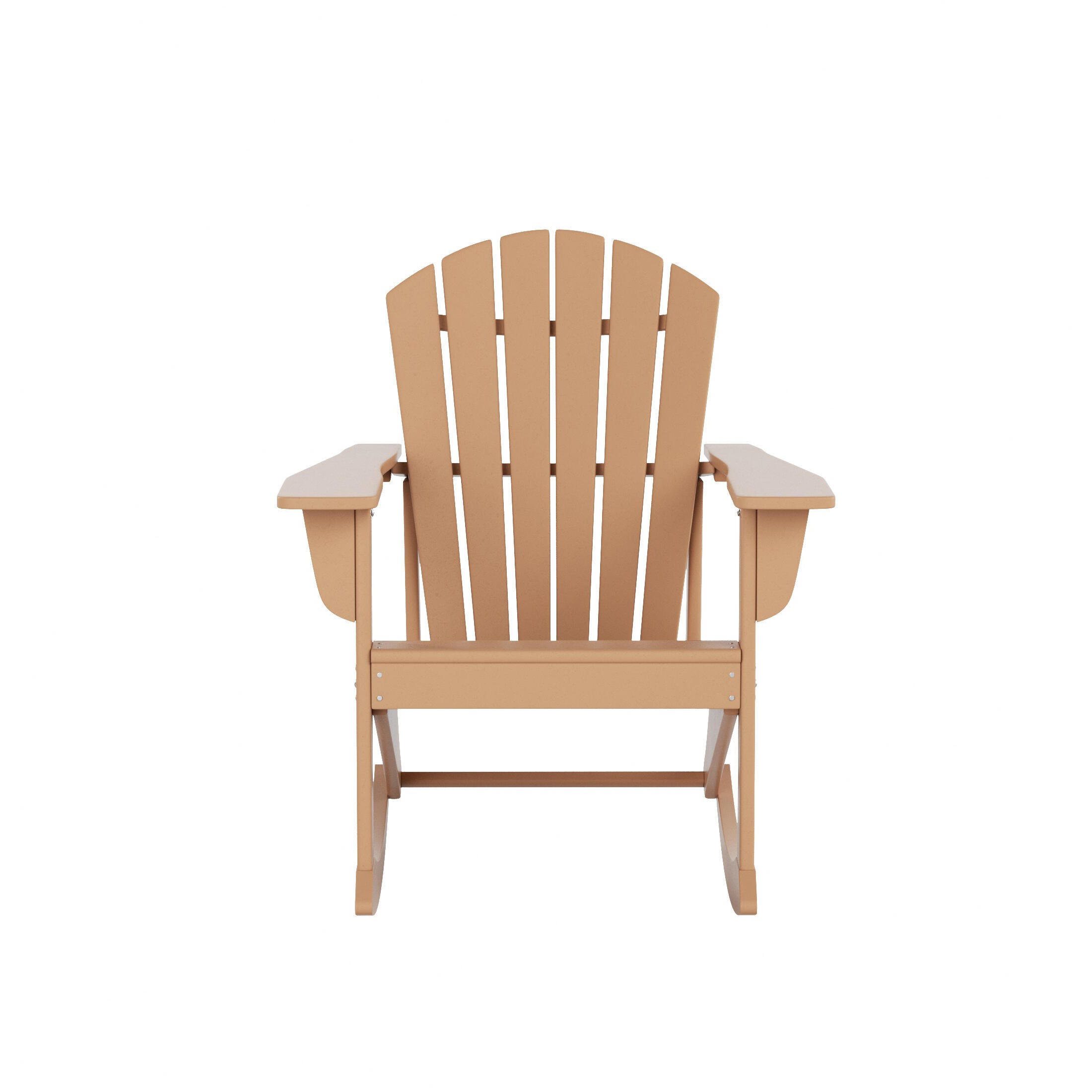 Bayview Classic Seashell Rocking Chair, Teak, large