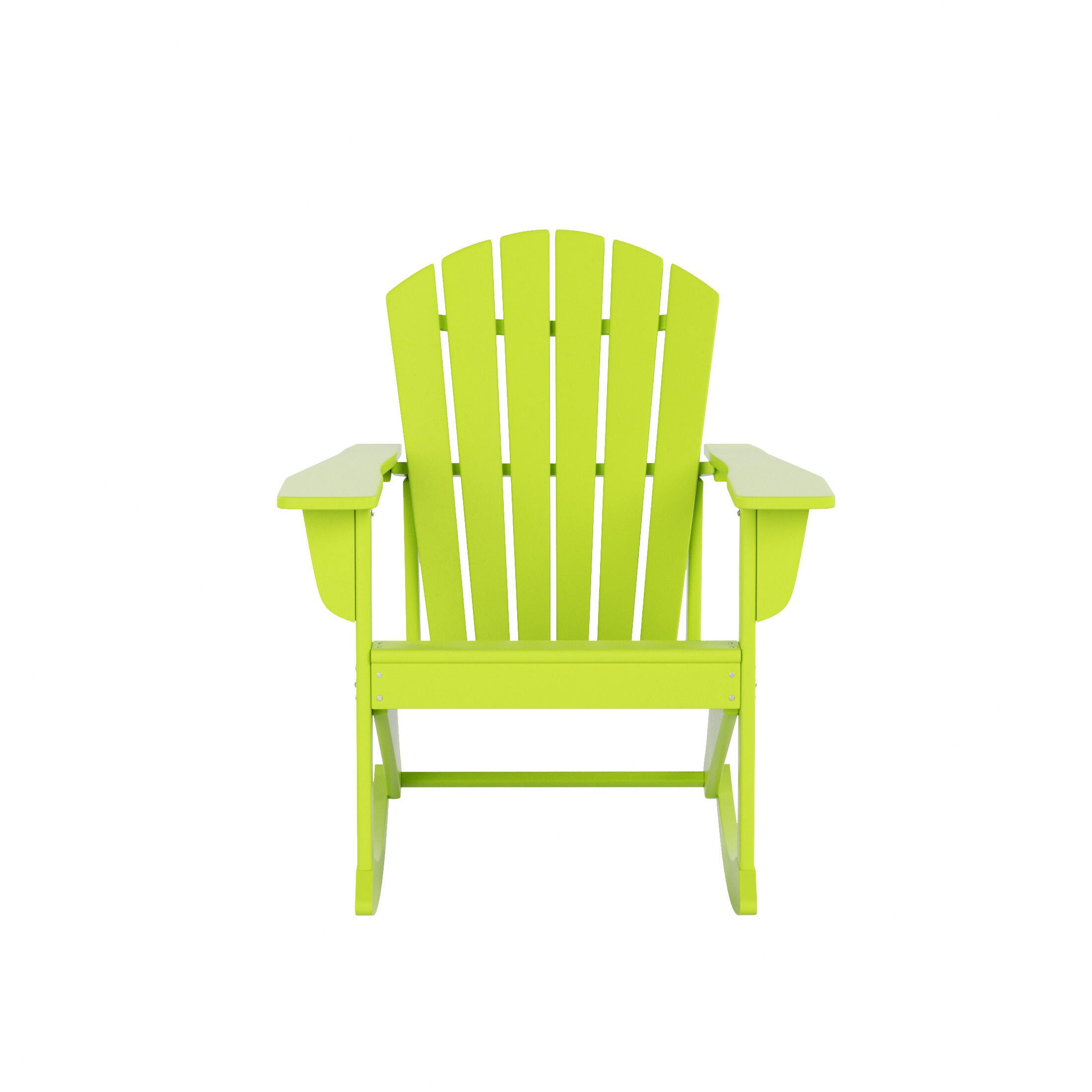 Bayview Classic Seashell Rocking Chair, Lime, large