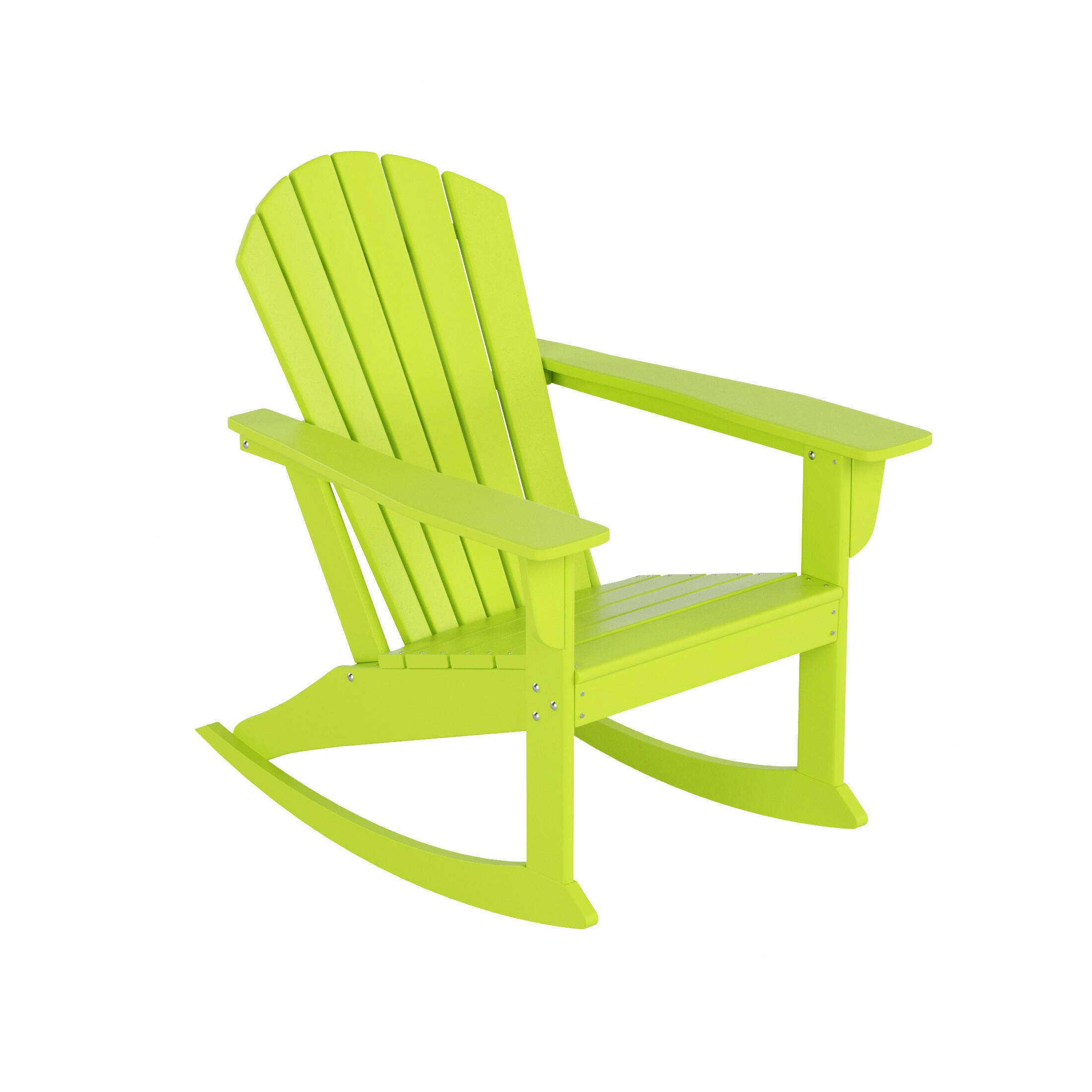 Bayview Classic Seashell Rocking Chair, Lime, large