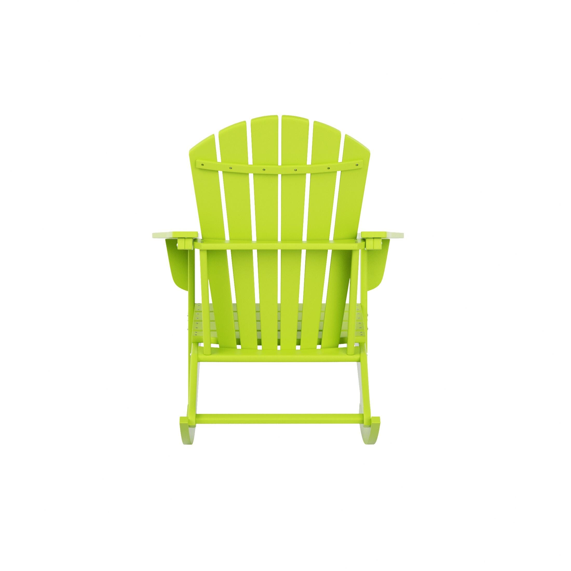 Bayview Classic Seashell Rocking Chair, Lime, large