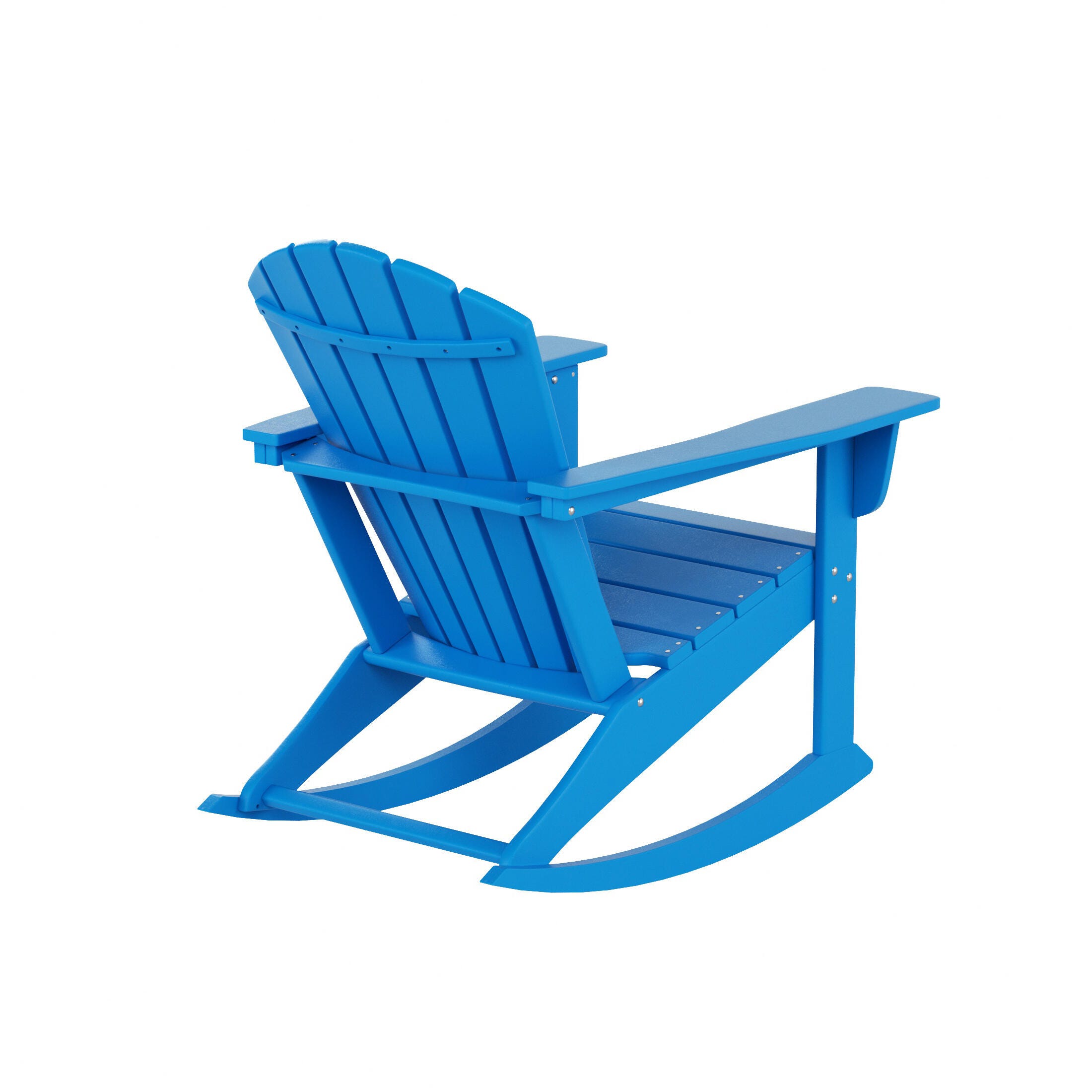 Bayview Classic Seashell Rocking Chair, Pacific Blue, large