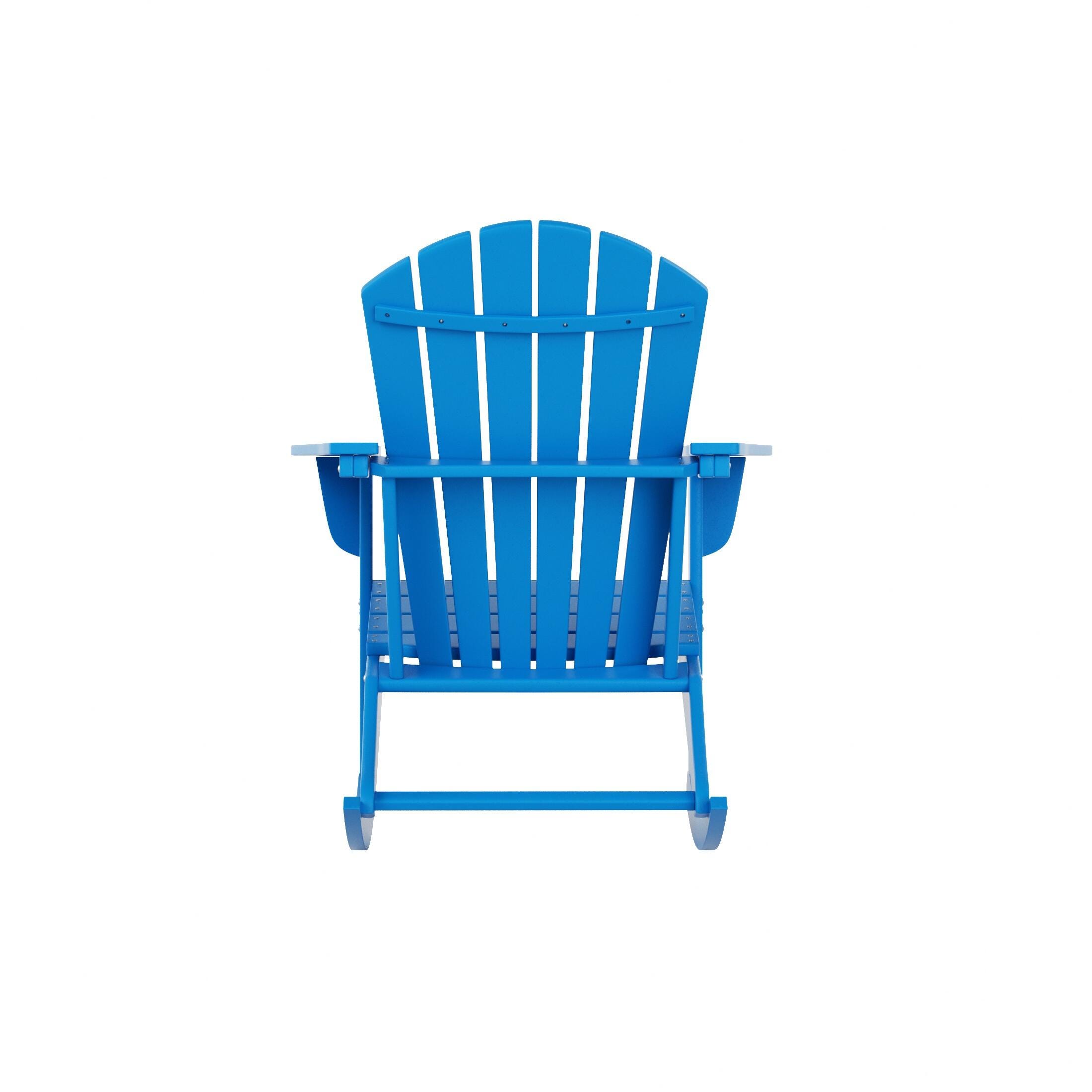 Bayview Classic Seashell Rocking Chair, Pacific Blue, large