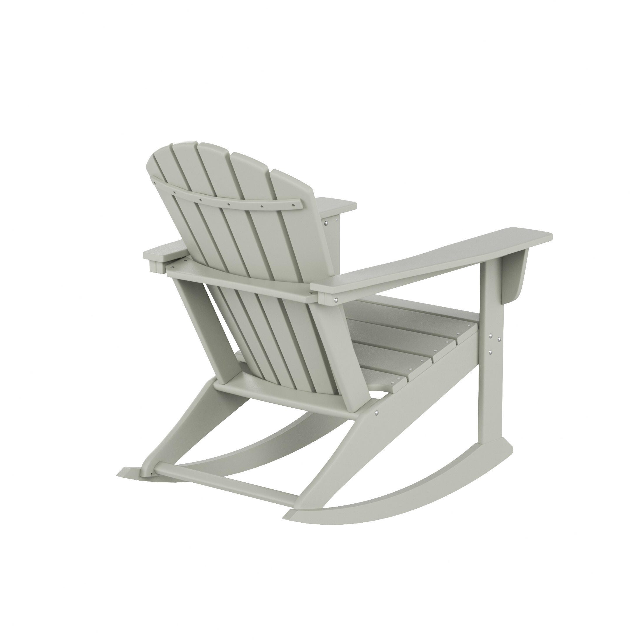Bayview Classic Seashell Rocking Chair, Sand, large